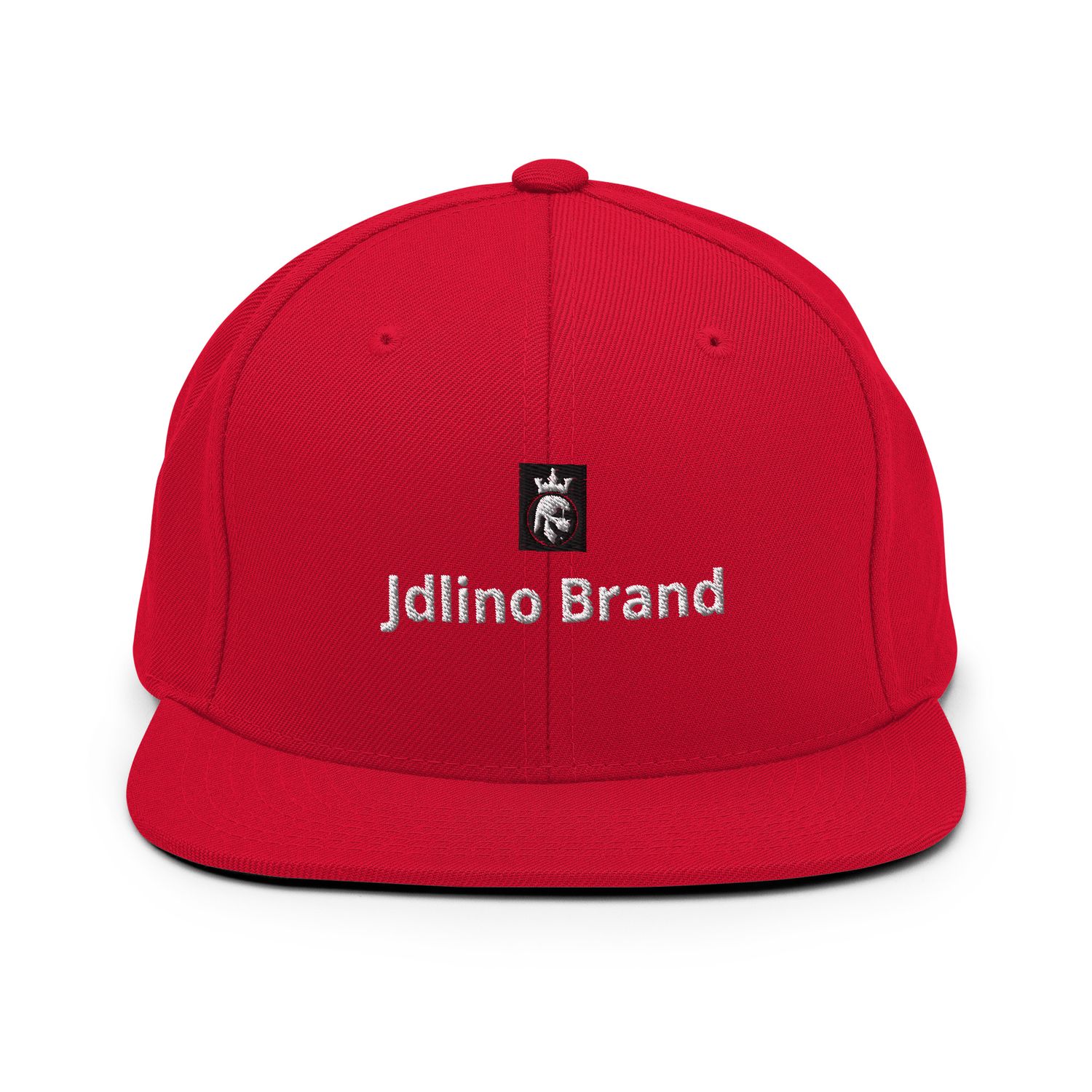 JdLino Brand R/W Snapback Hat
