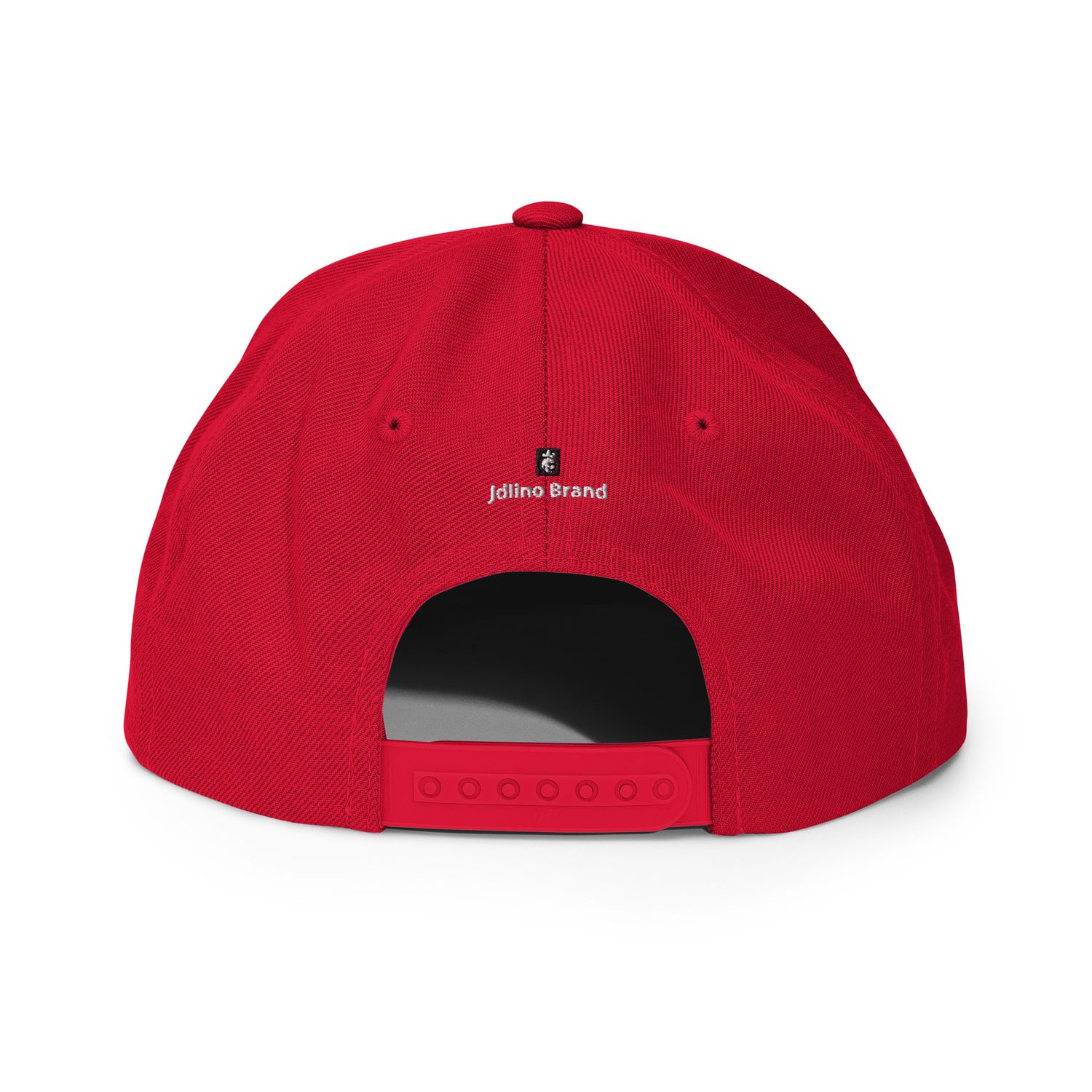 JdLino Brand R/W Snapback Hat