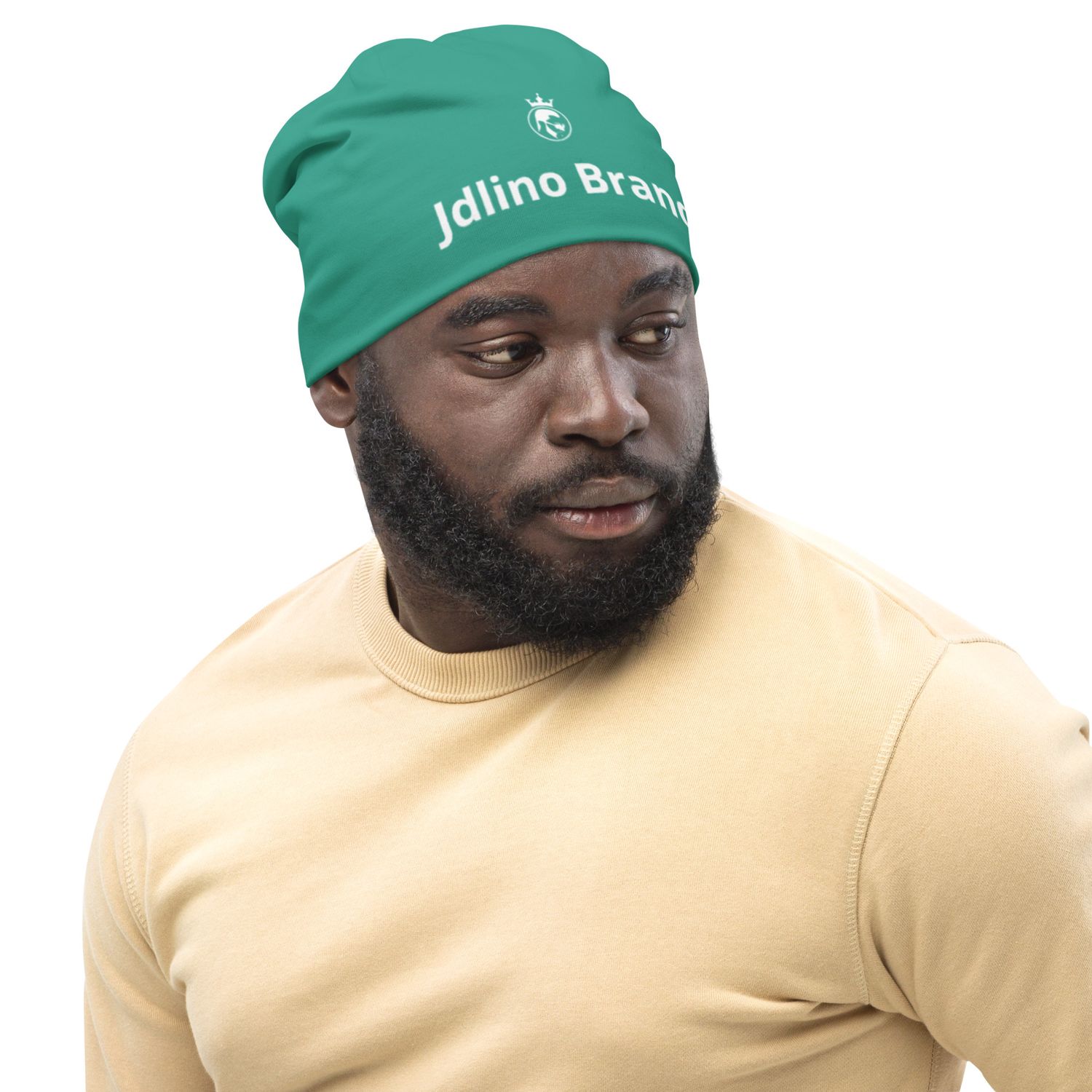 JdLino Brand T/W All-Over Print Beanie