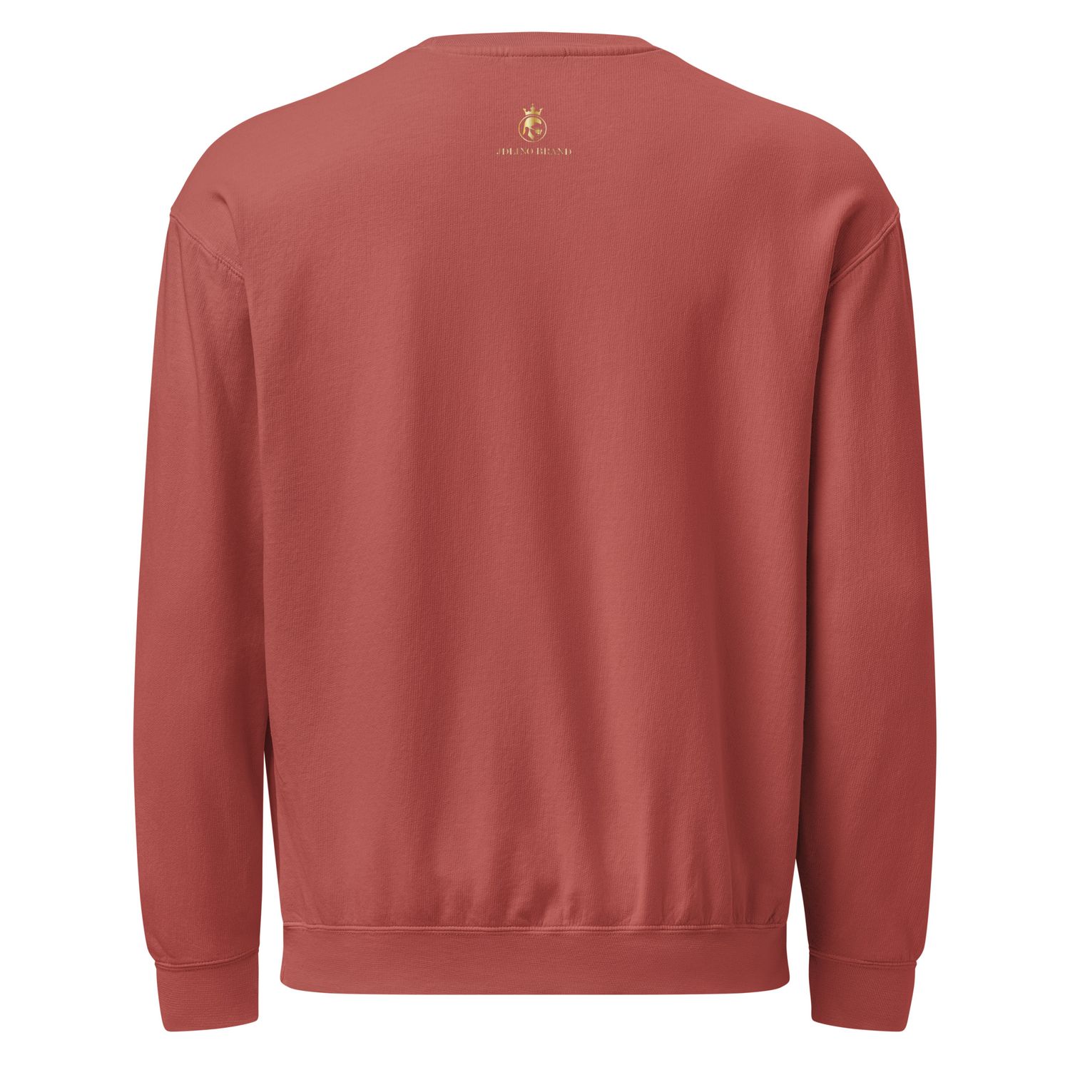 JdLino Brand Unisex garment-dyed fleece crewneck sweatshirt