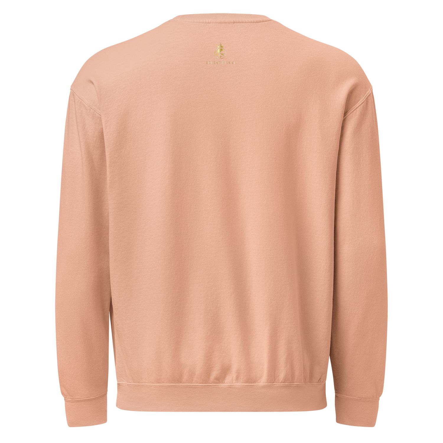 JdLino Brand Unisex garment-dyed fleece crewneck sweatshirt