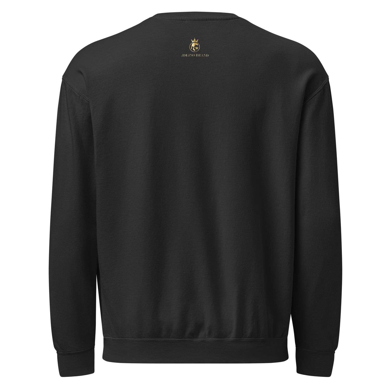 JdLino Brand Unisex garment-dyed fleece crewneck sweatshirt
