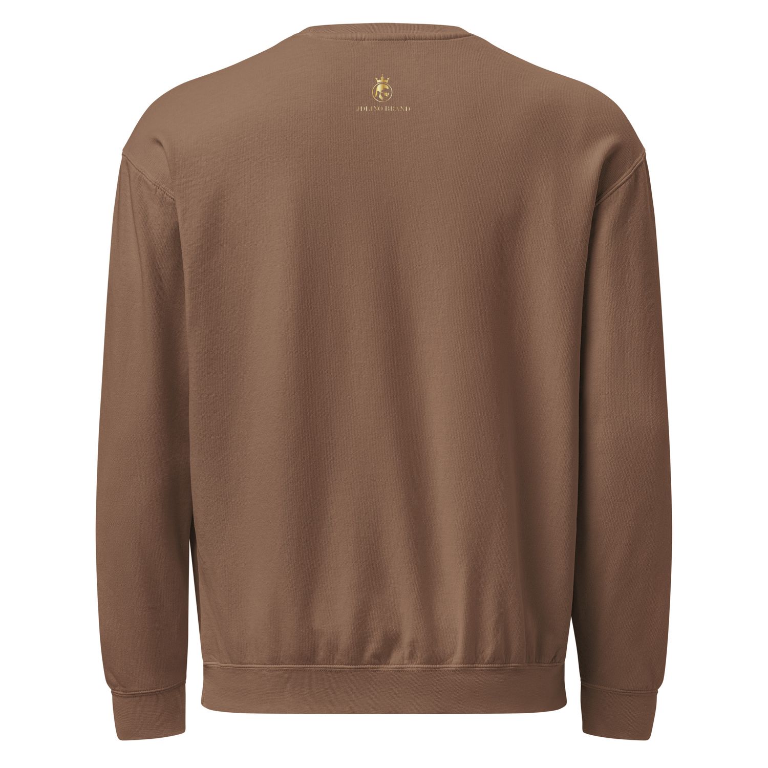 JdLino Brand Unisex garment-dyed fleece crewneck sweatshirt