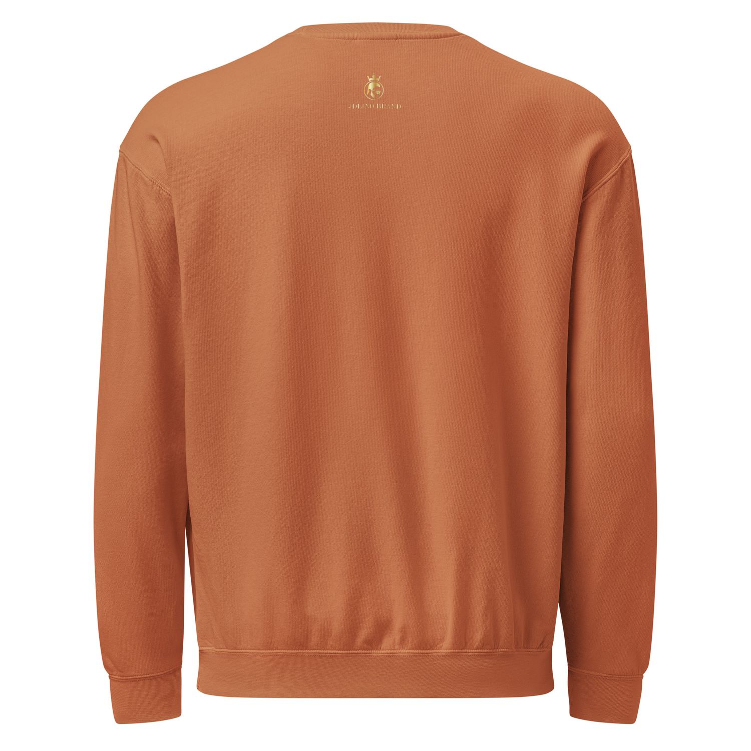 JdLino Brand Unisex garment-dyed fleece crewneck sweatshirt