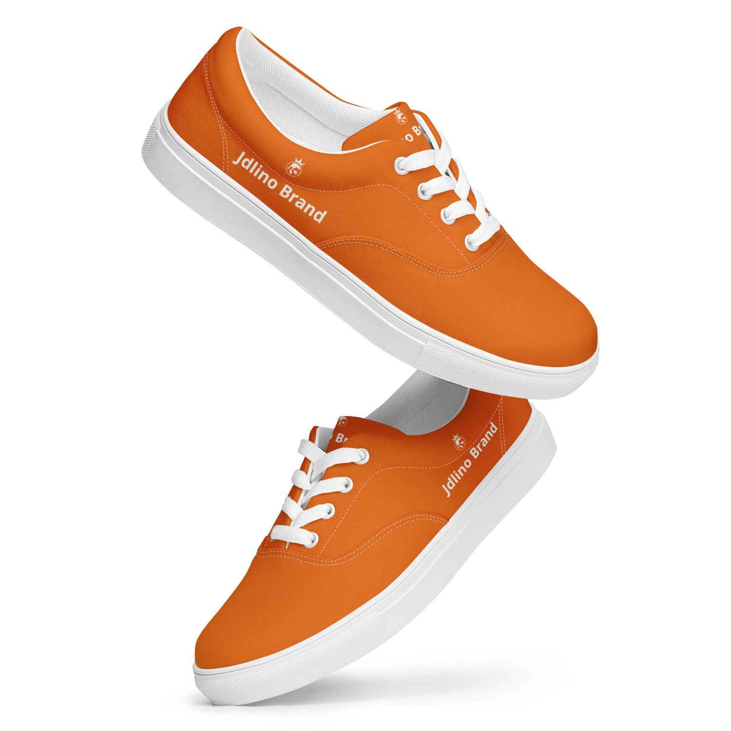 JdLino Brand O/W Men’s lace-up canvas shoes