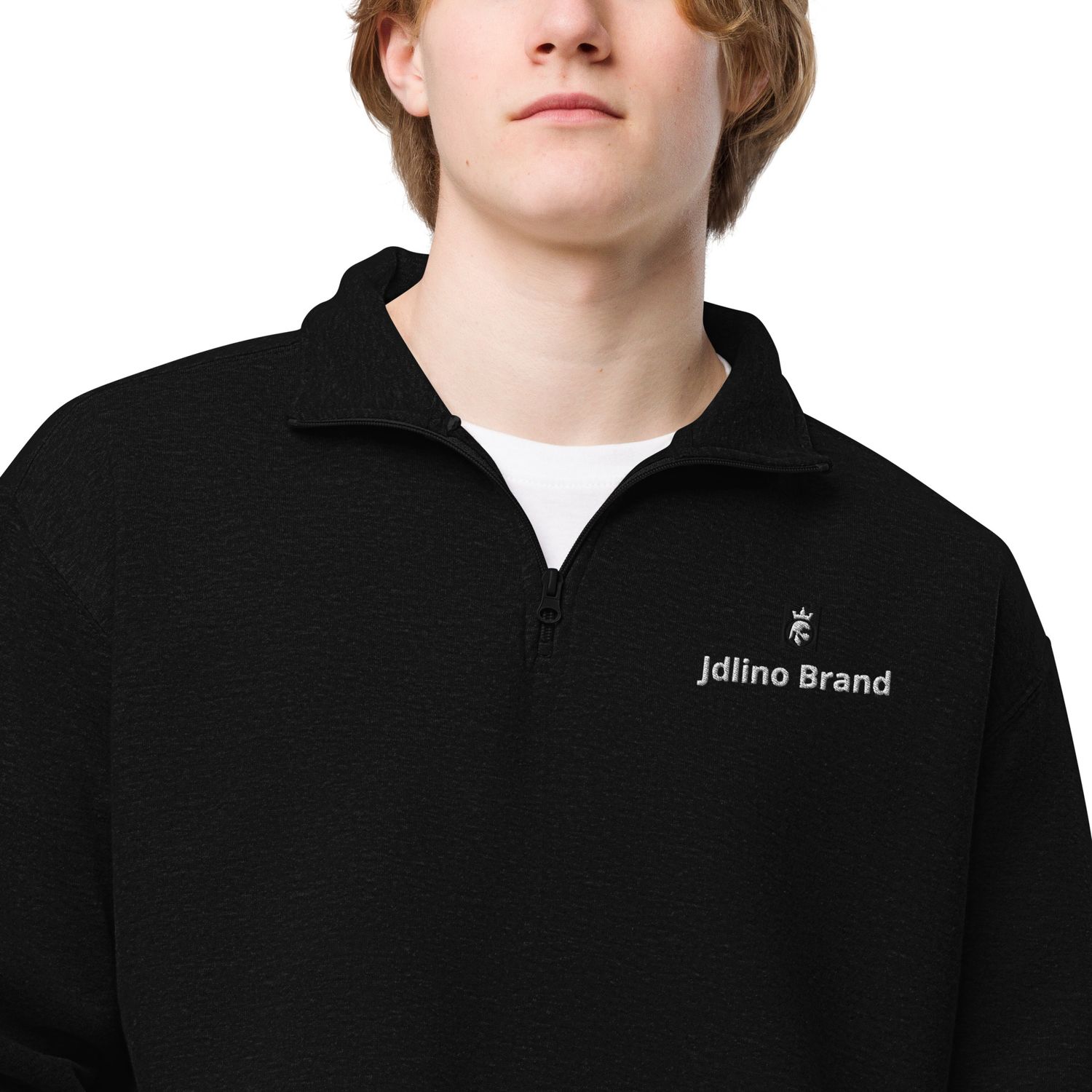 JdLino Brand B/W Unisex fleece pullover