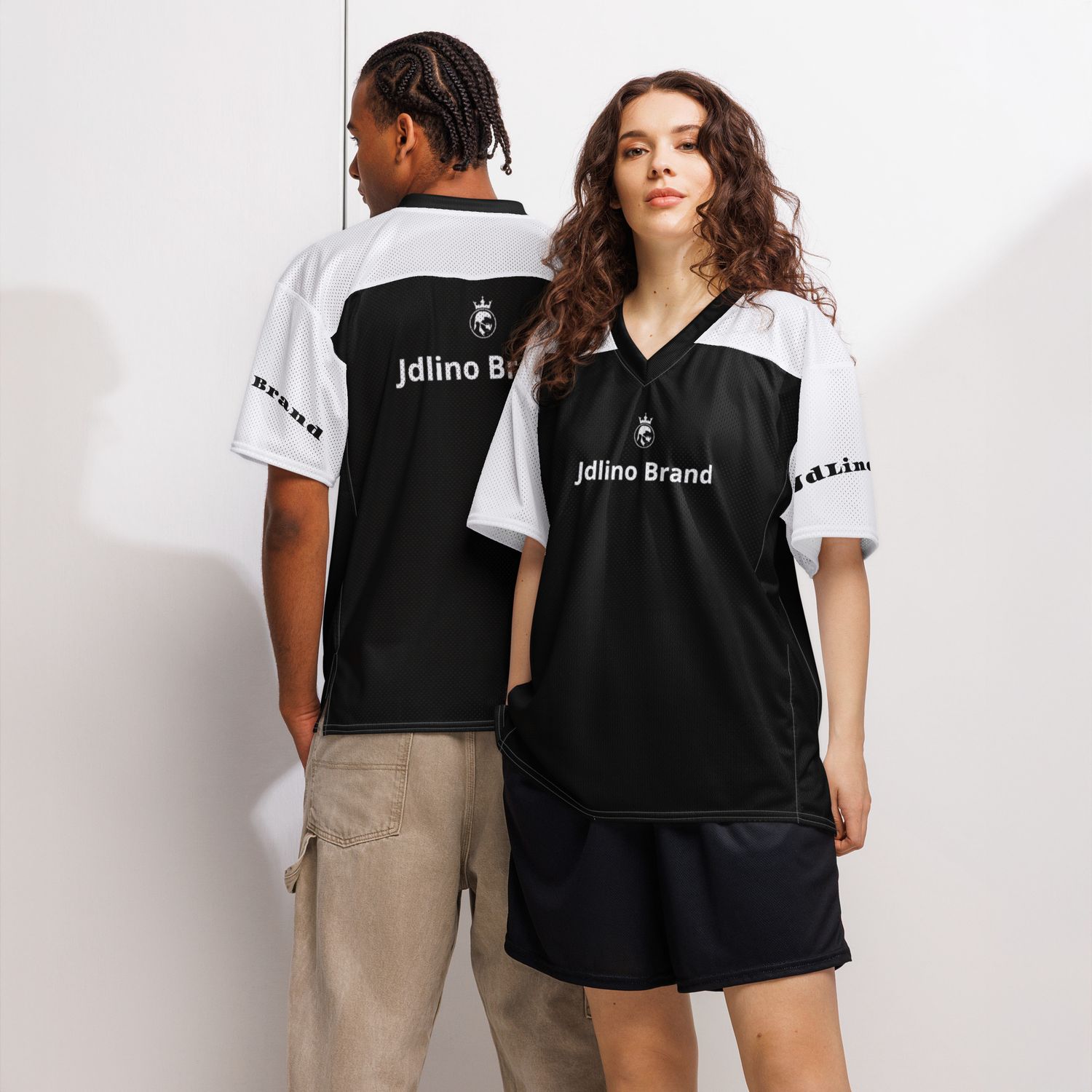 JdLino Brand B/W American football jersey