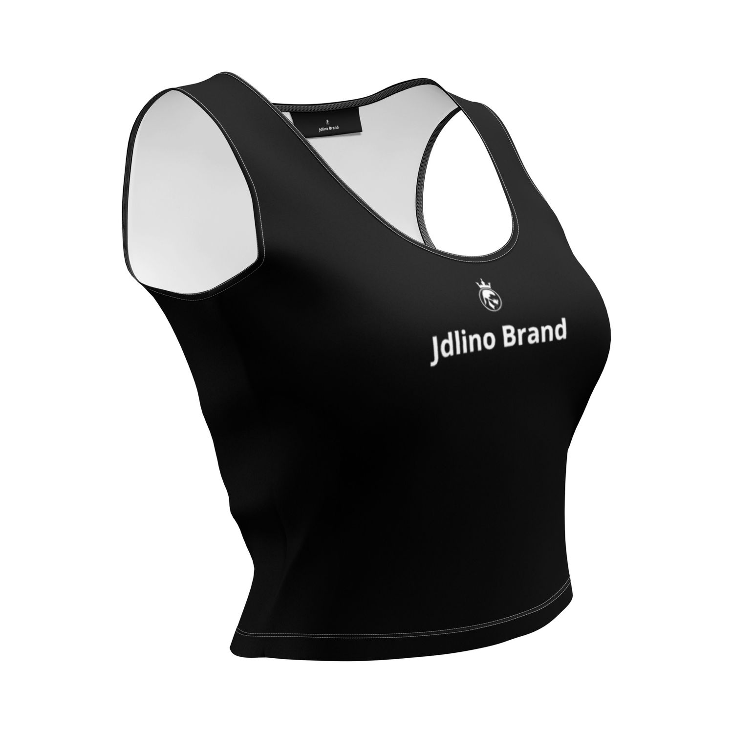 JdLino Brand B/W Crop Top