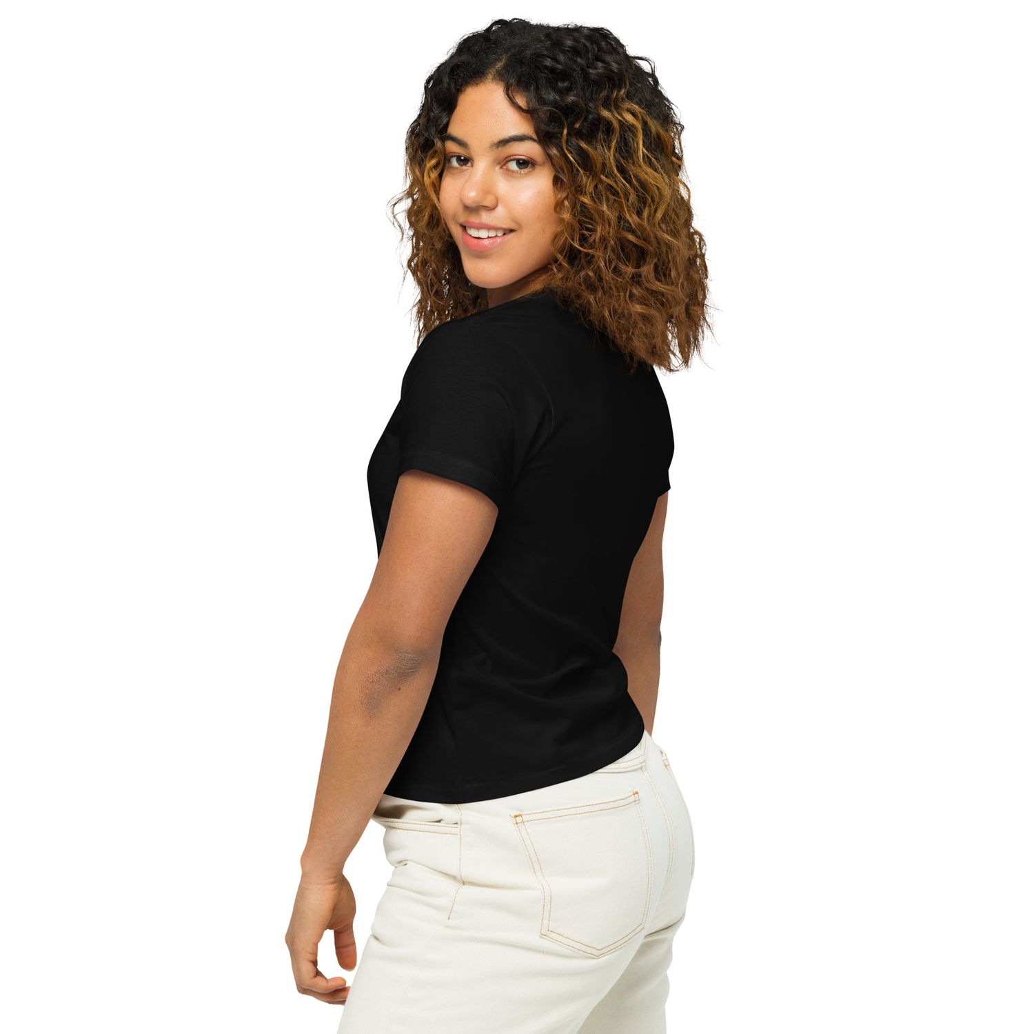 JDLINO BRAND B/G Women’s high-waisted t-shirt