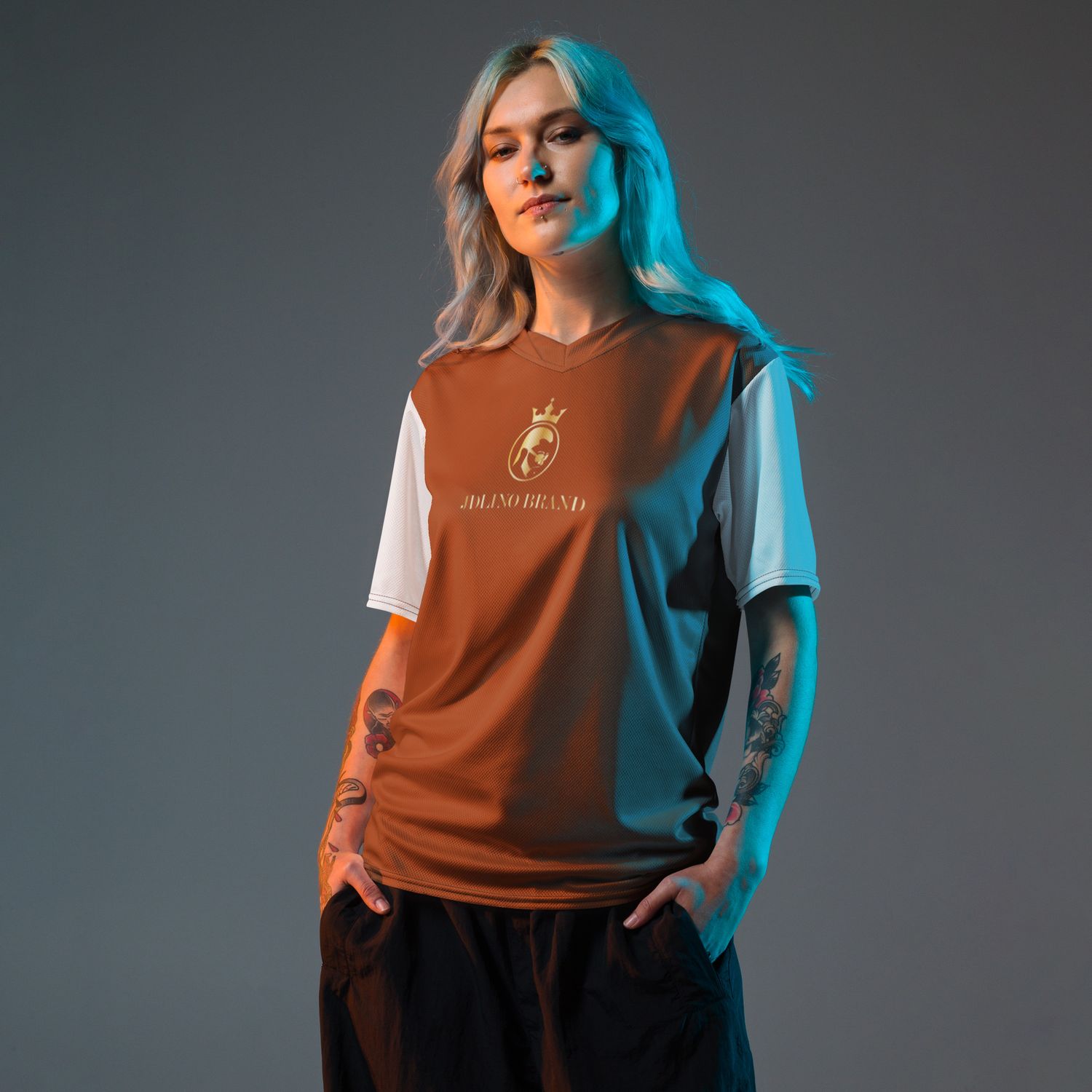 JDLINO BRAND Recycled unisex sports jersey