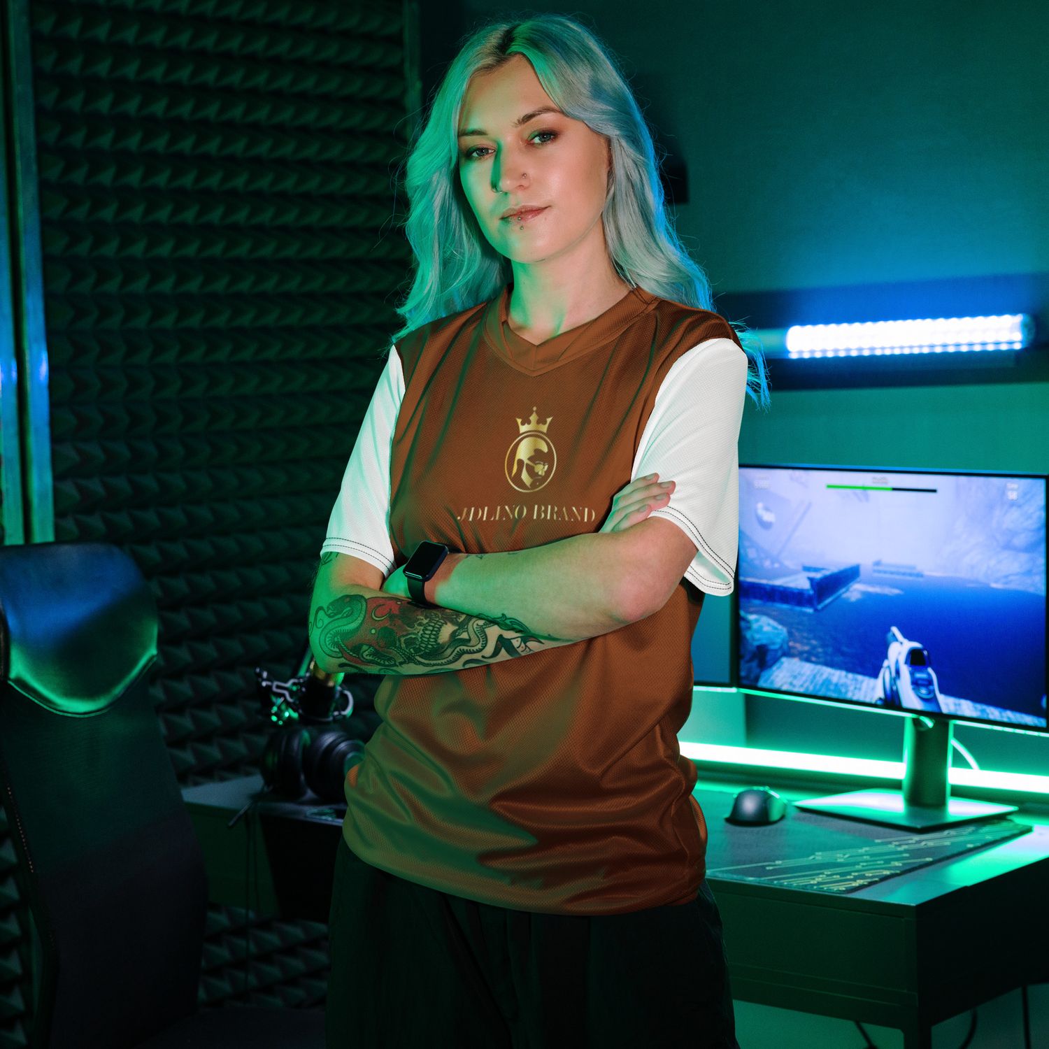 JDLINO BRAND Recycled unisex sports jersey