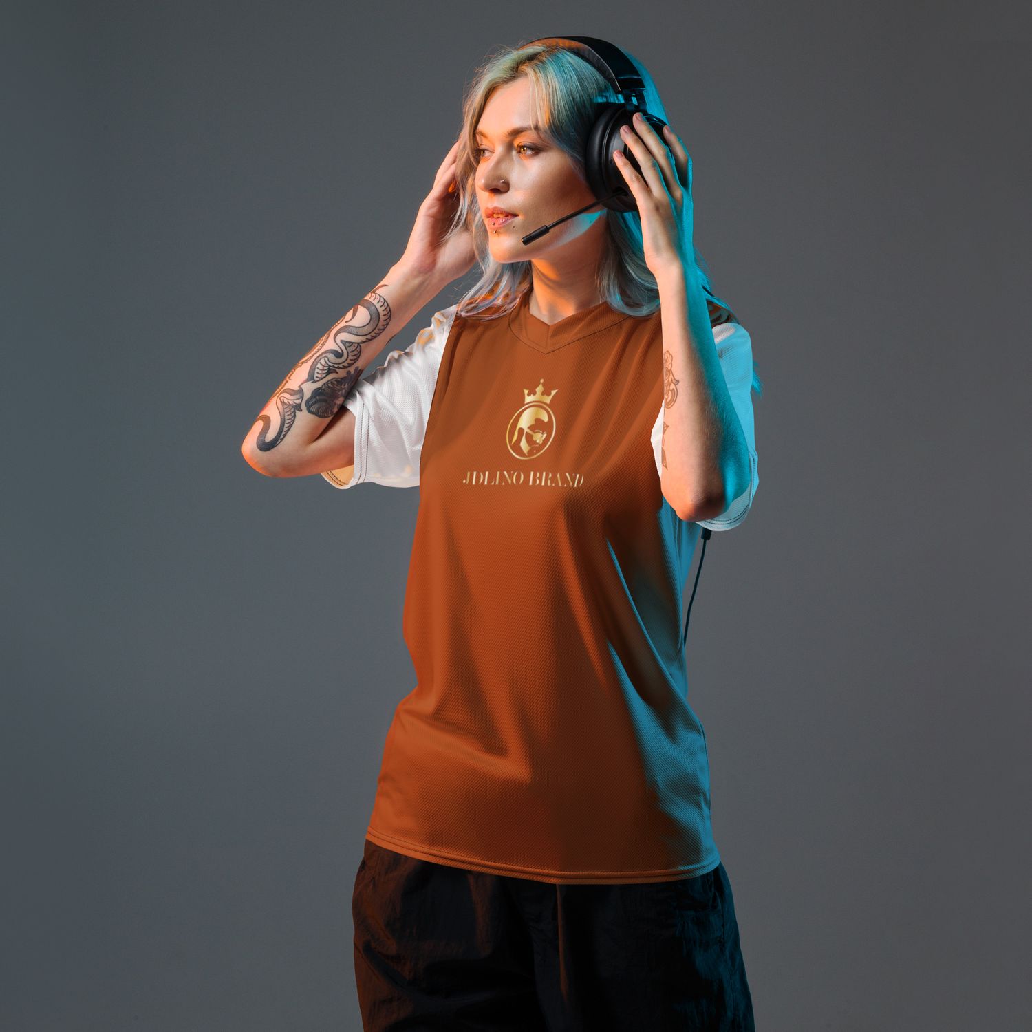 JDLINO BRAND Recycled unisex sports jersey