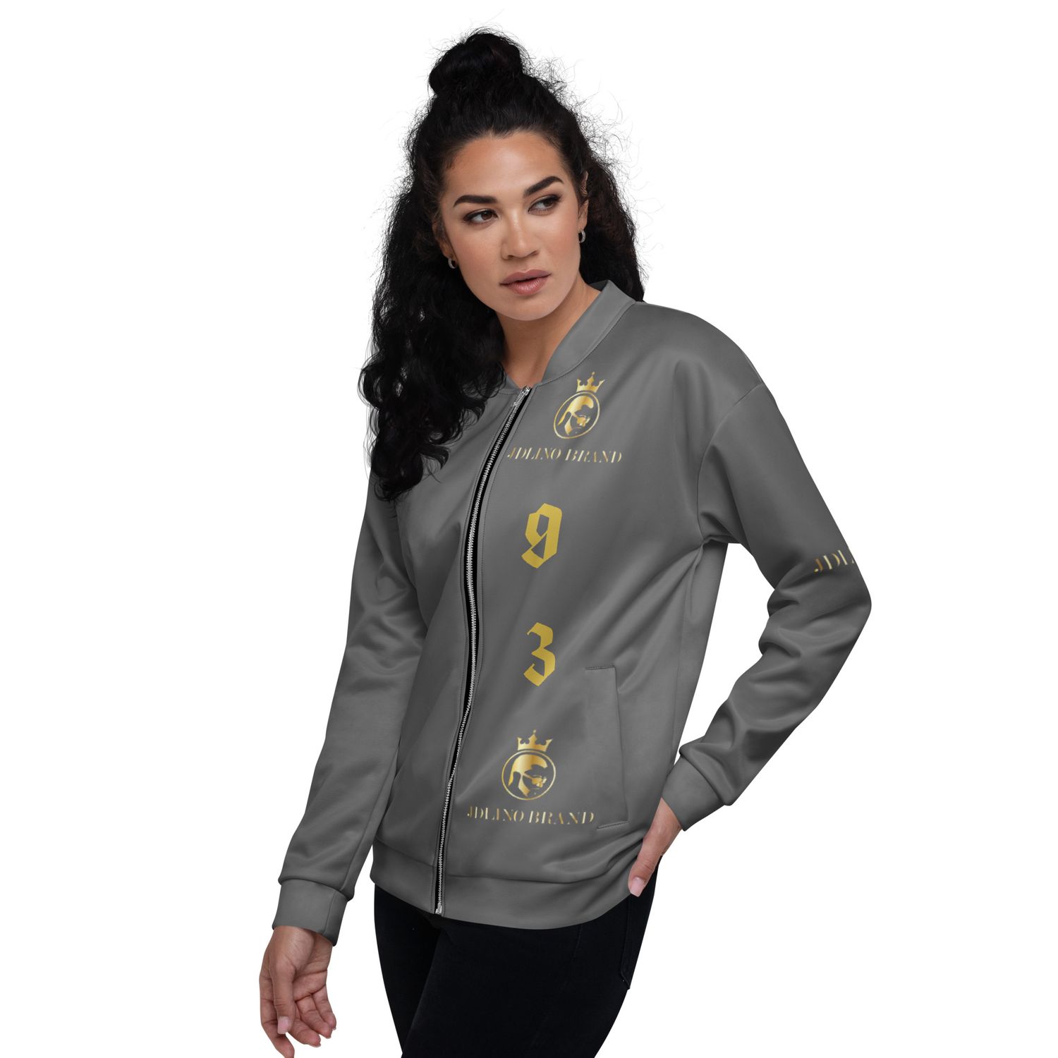 JDLINO BRAND G/G Unisex Bomber Jacket
