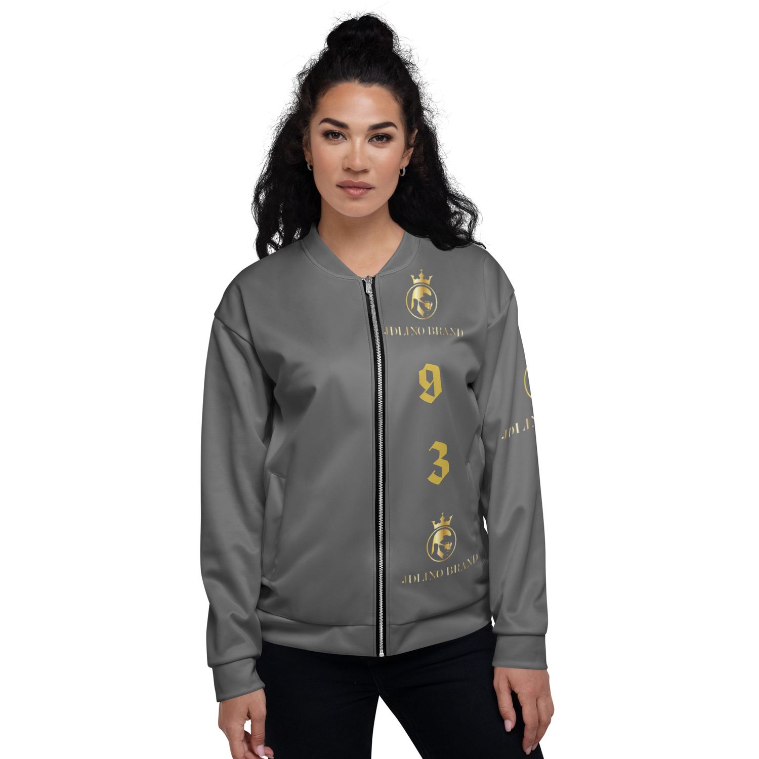 JDLINO BRAND G/G Unisex Bomber Jacket