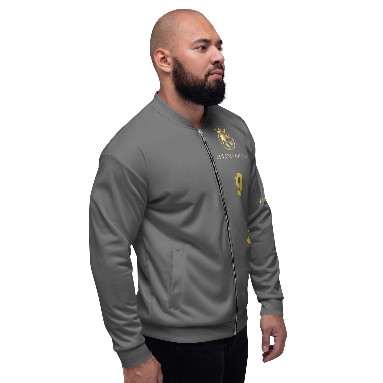 JDLINO BRAND G/G Unisex Bomber Jacket