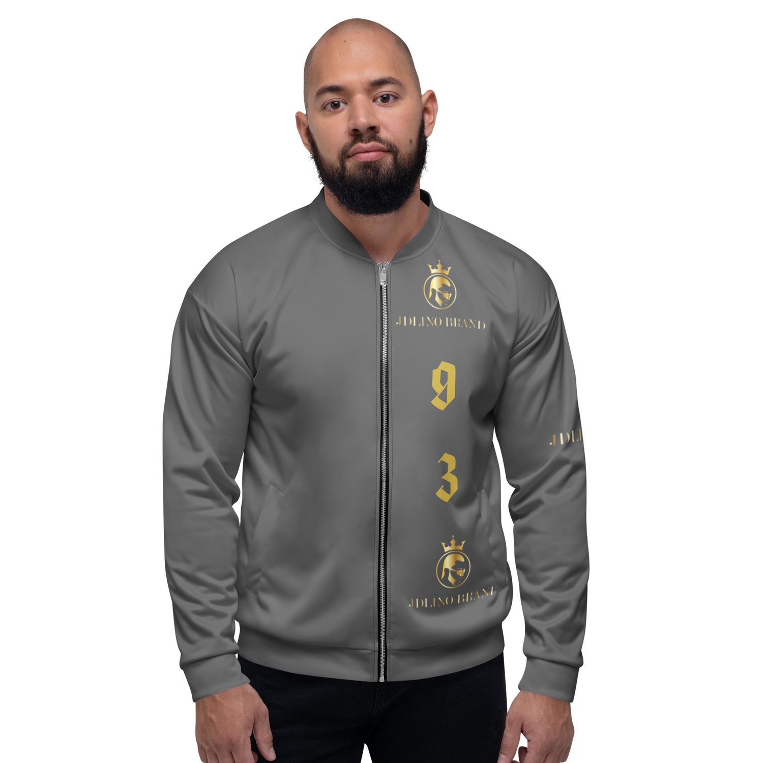 JDLINO BRAND G/G Unisex Bomber Jacket