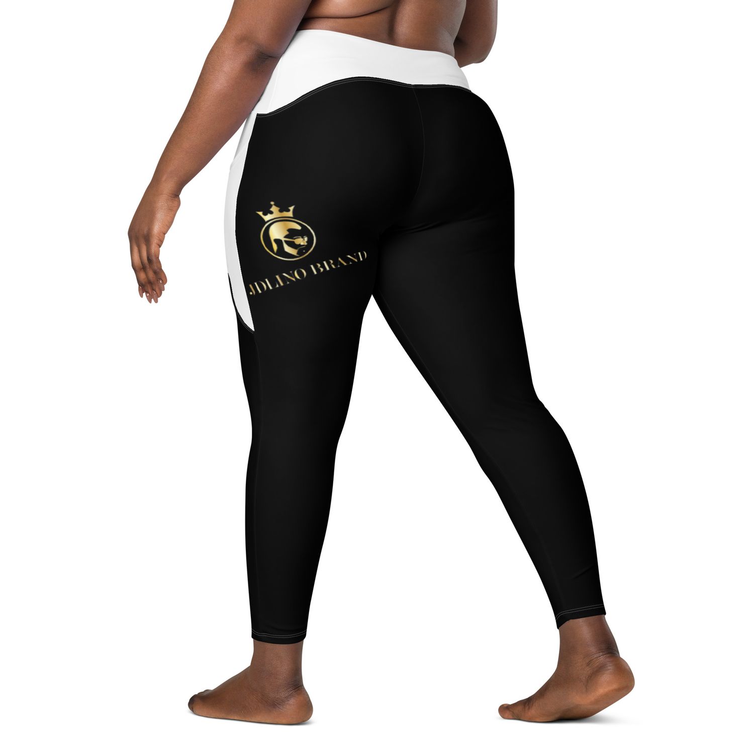 JDLINO BRAND B/G Crossover leggings with pockets