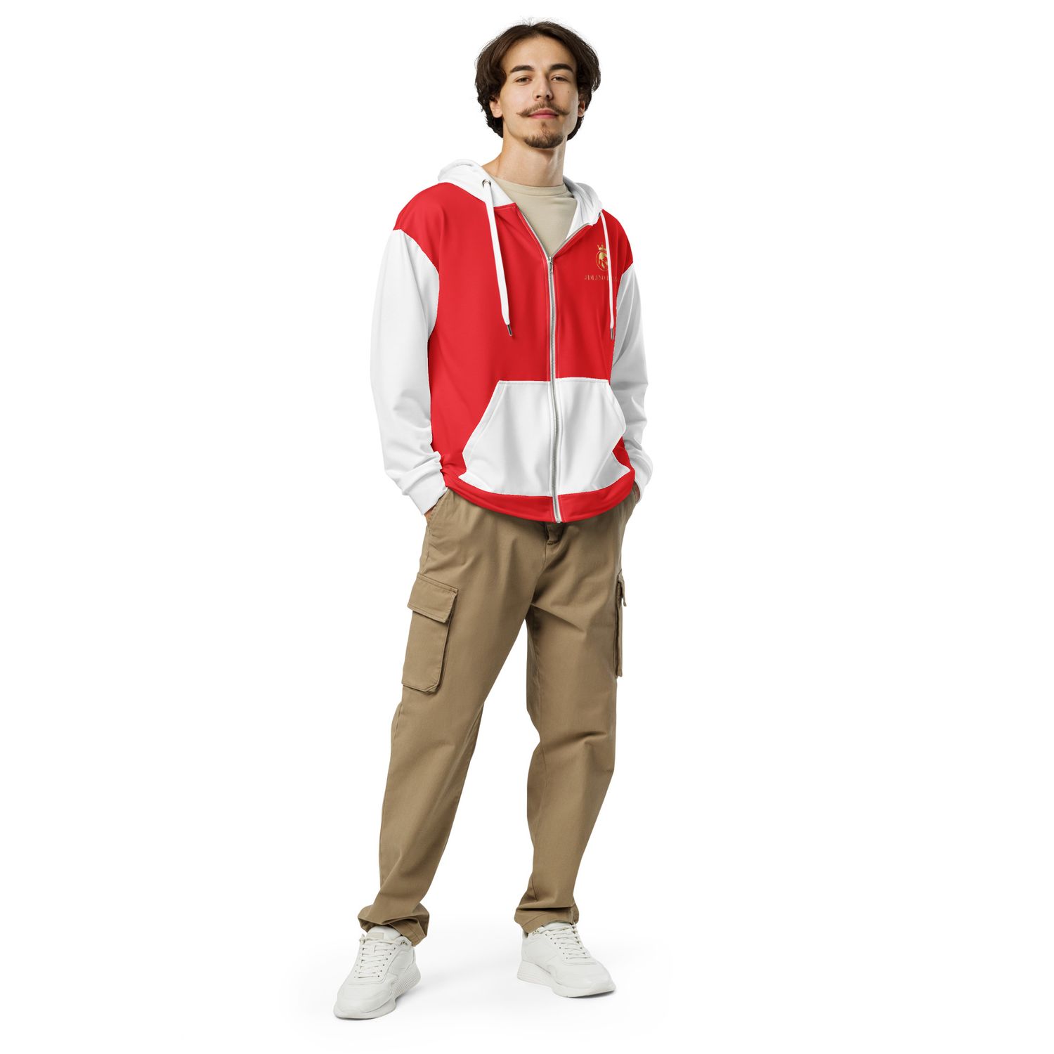 JDLINO BRAND R/G Unisex zip hoodie