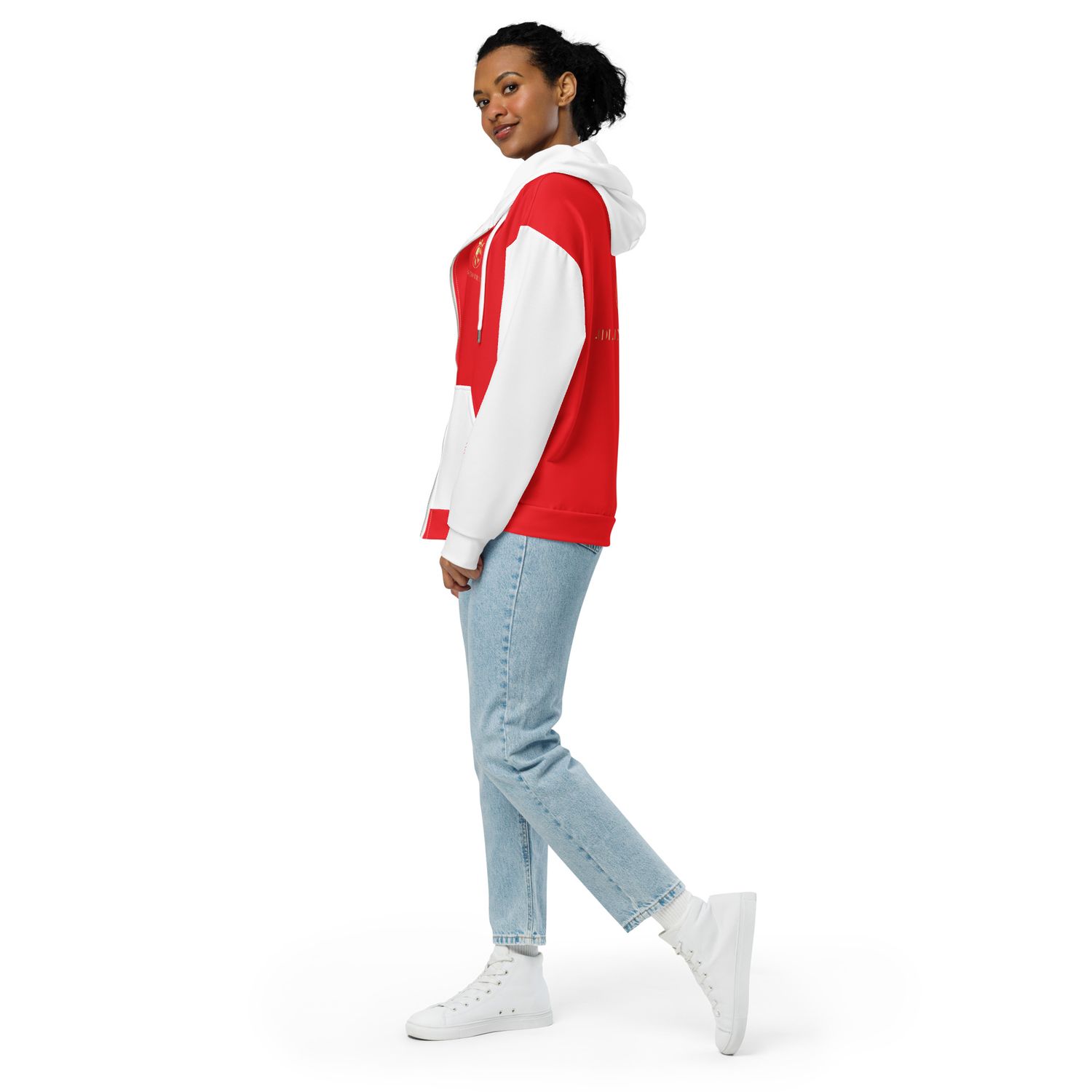 JDLINO BRAND R/G Unisex zip hoodie