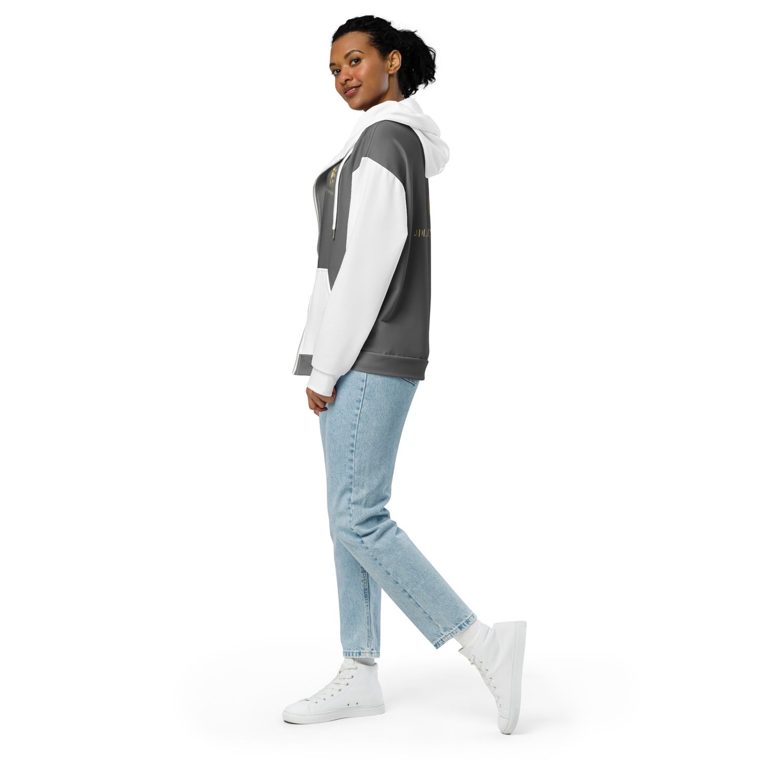 JDLINO BRAND G/G Unisex zip hoodie