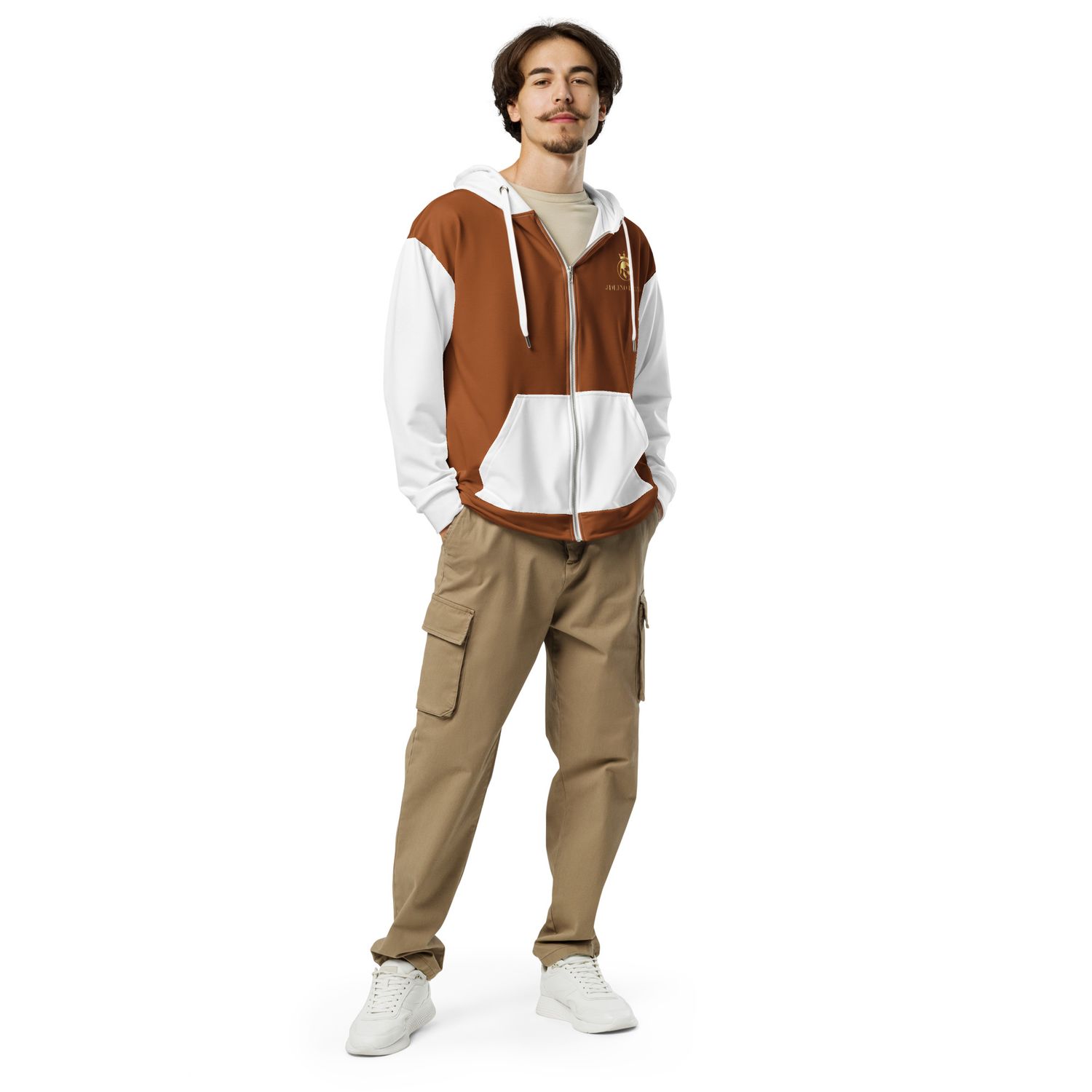 JDLINO BRAND B/W Unisex zip hoodie