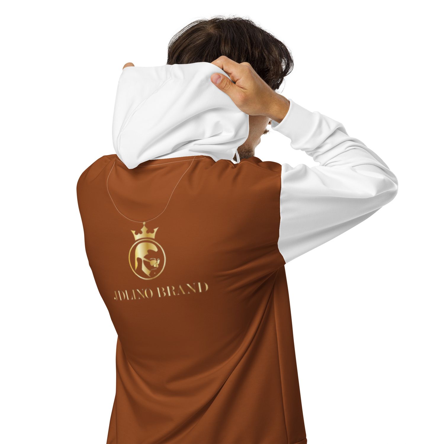 JDLINO BRAND B/W Unisex zip hoodie