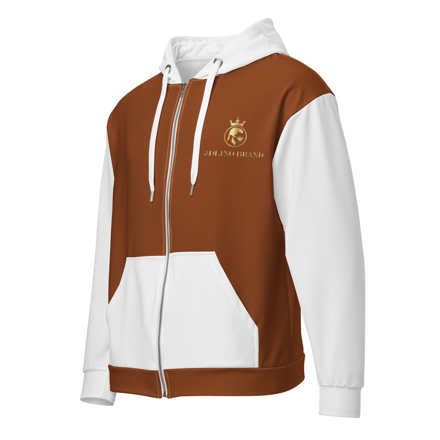 JDLINO BRAND B/W Unisex zip hoodie