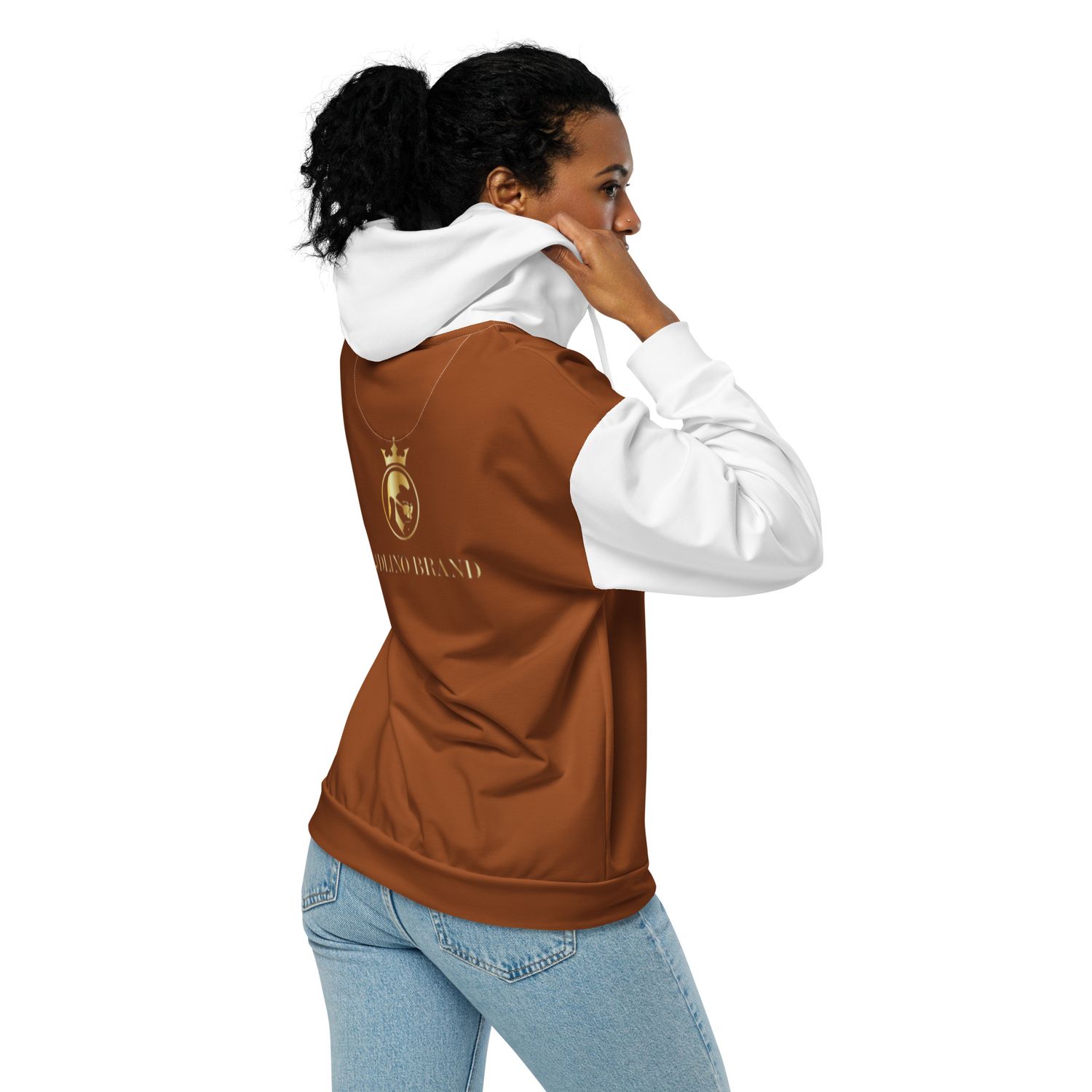 JDLINO BRAND B/W Unisex zip hoodie