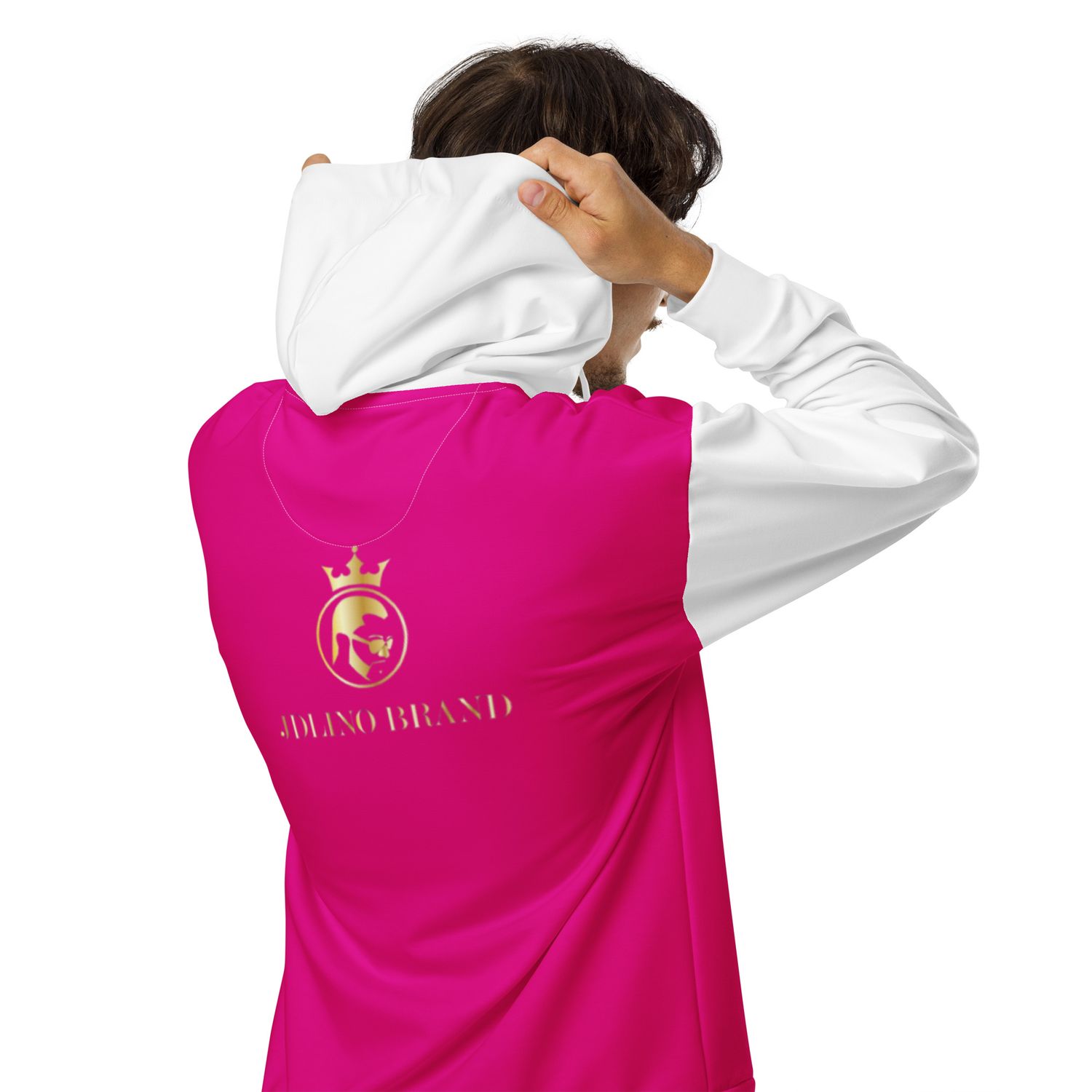 JDLINO BRAND P/W Unisex zip hoodie