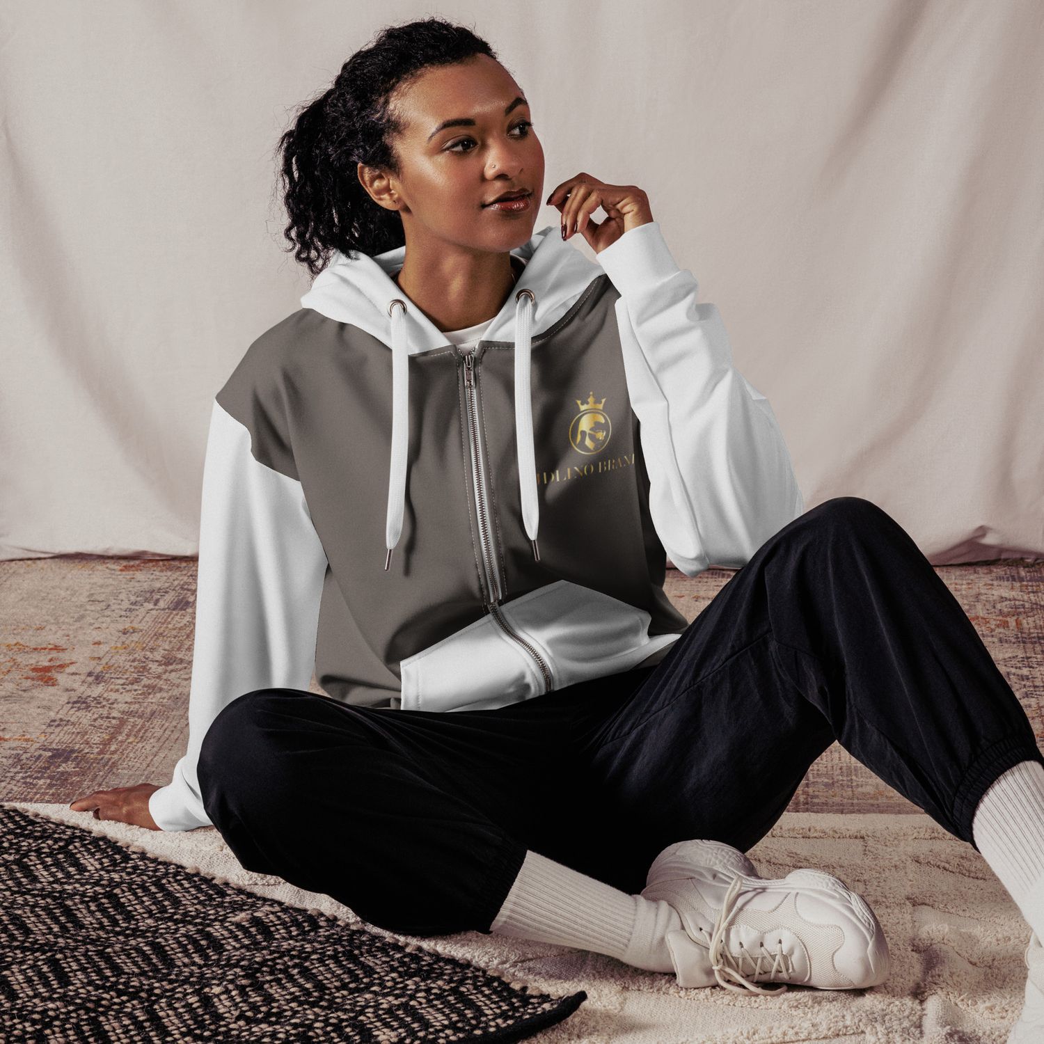 JDLINO BRAND G/W Unisex zip hoodie