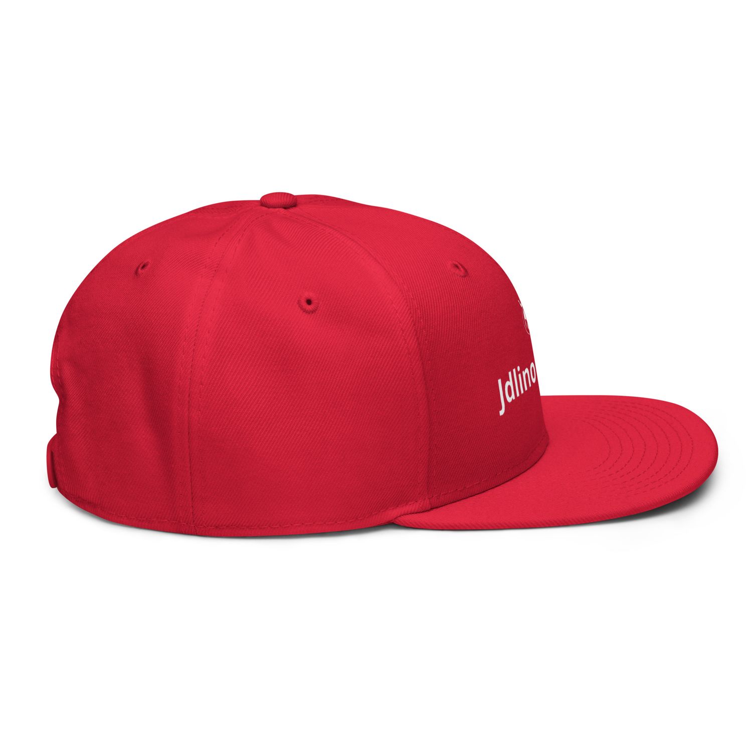 JDLINO BRAND Unisex R/W Snapback Hat