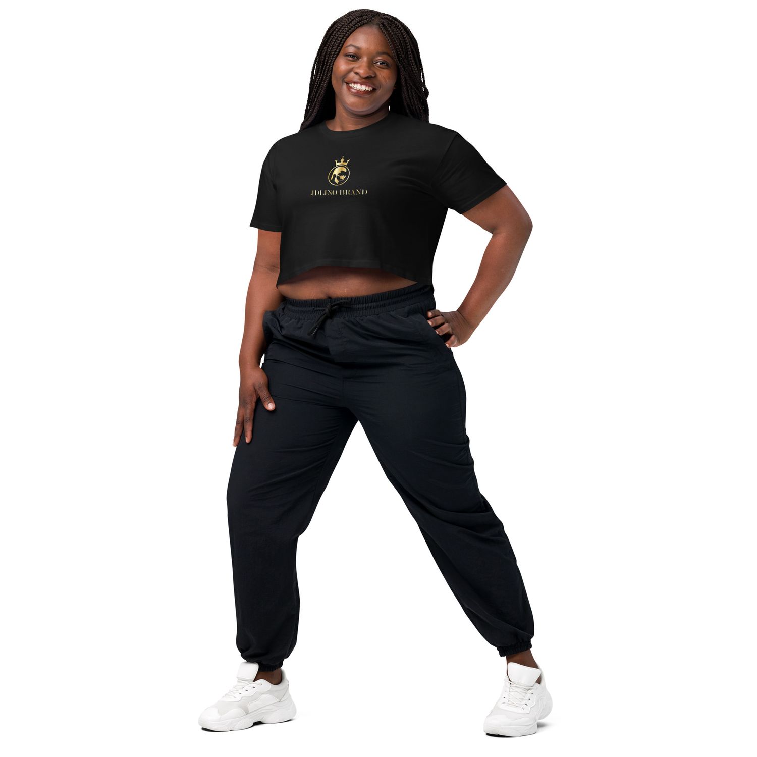 JDLINO BRAND B/G Women’s crop top