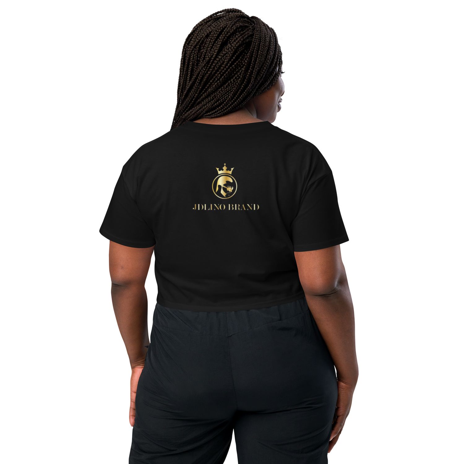 JDLINO BRAND B/G Women’s crop top
