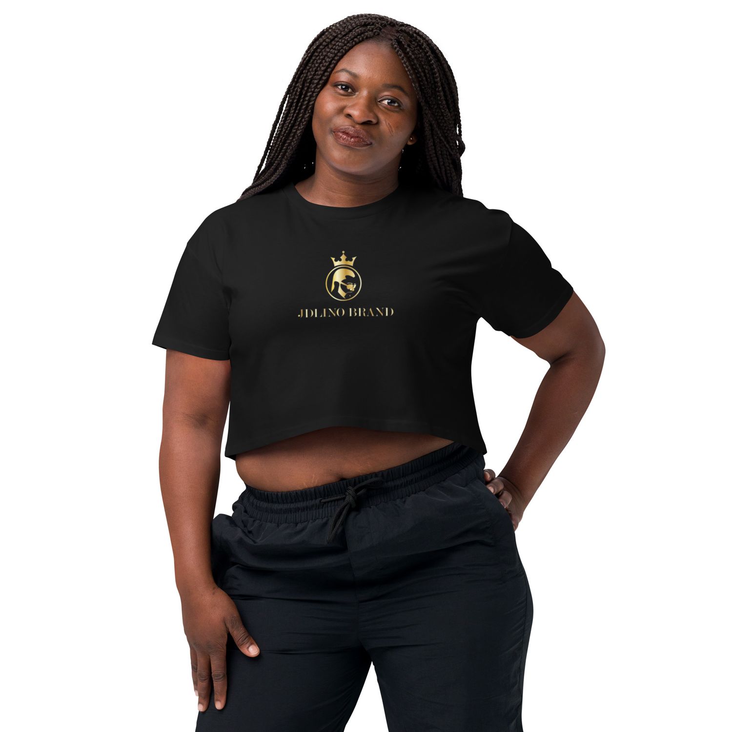 JDLINO BRAND B/G Women’s crop top
