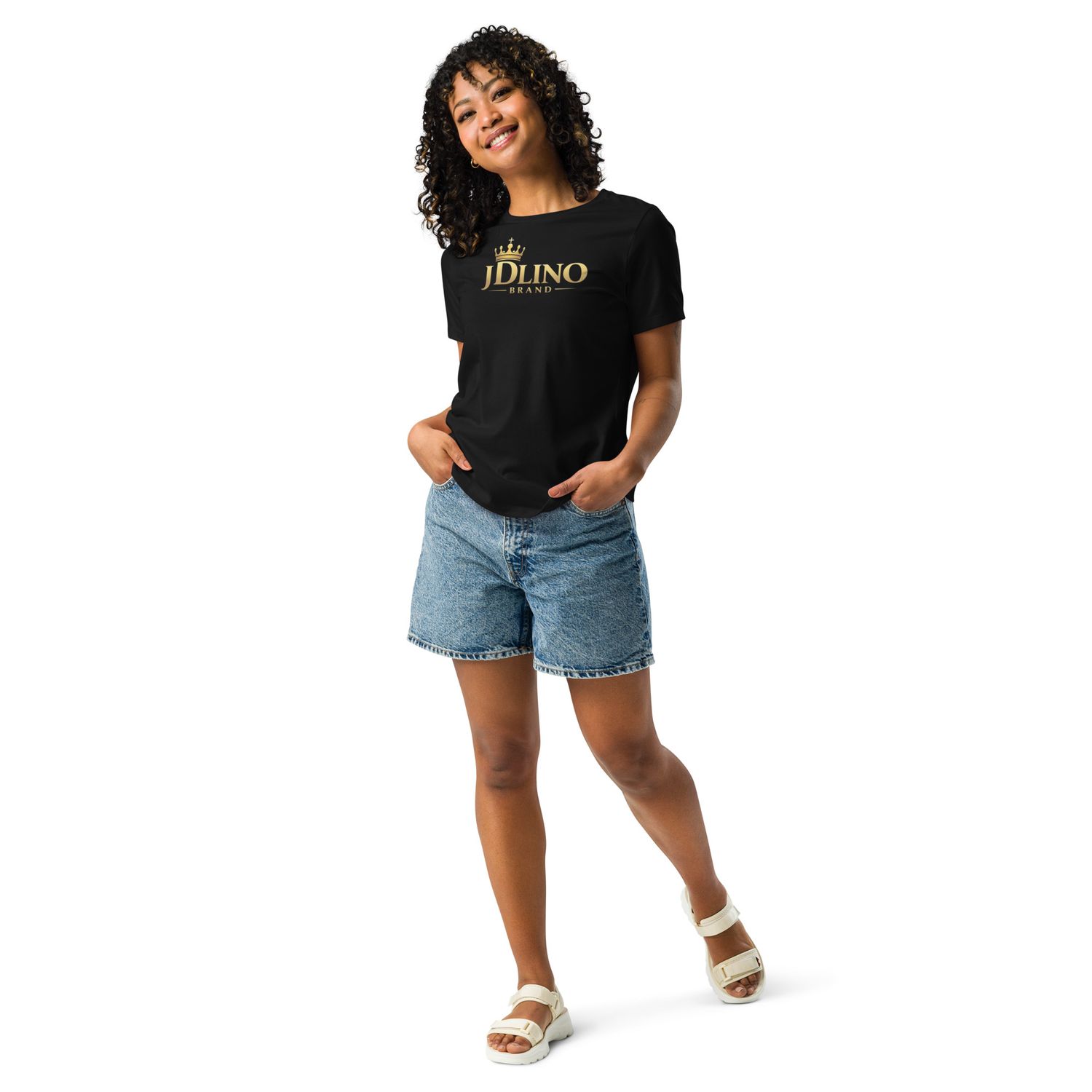 JDLINO BRAND B/G Women's Relaxed T-Shirt