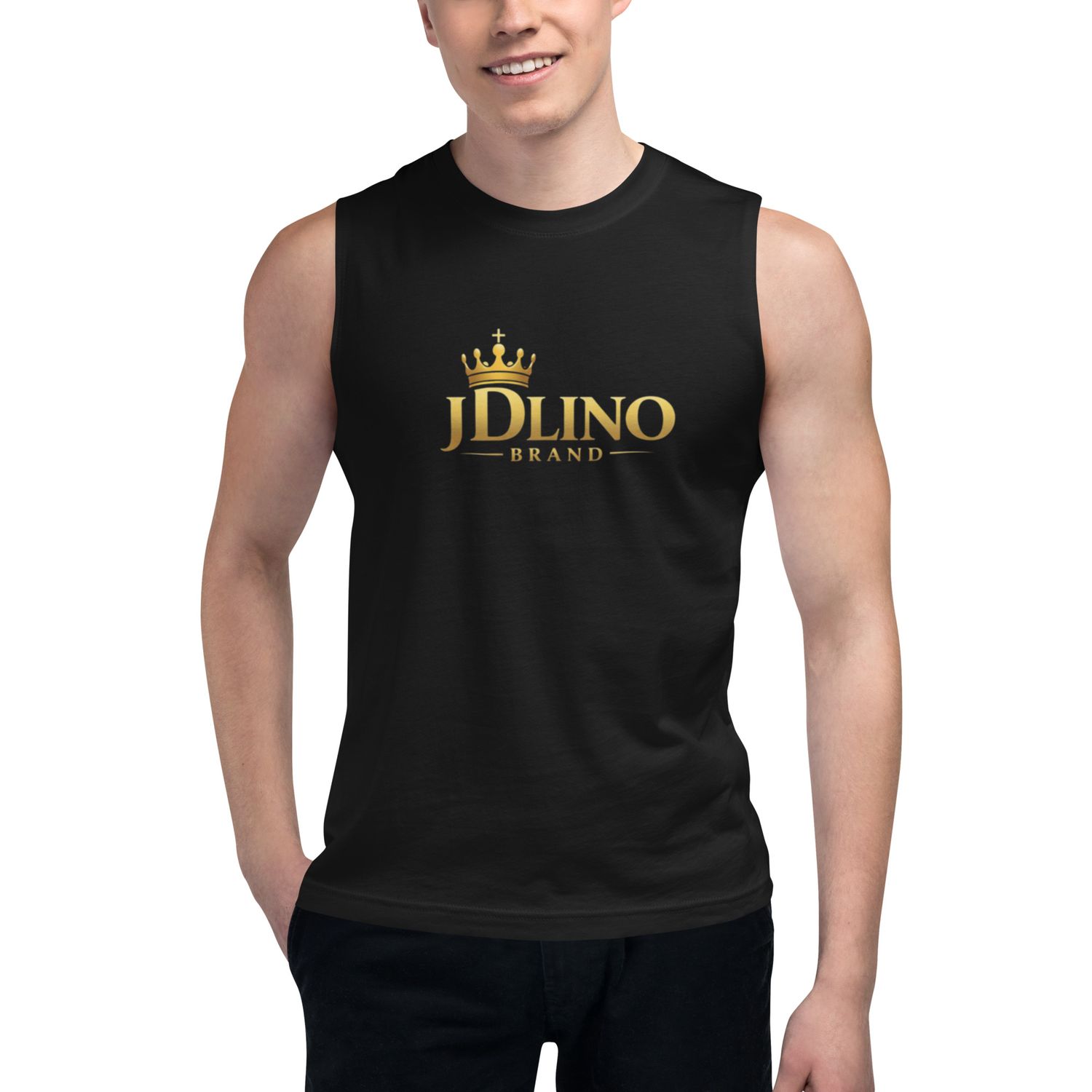 JDLINO BRAND G/B unisex Muscle Shirt