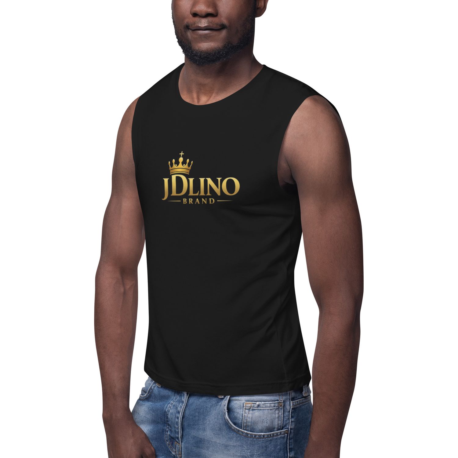 JDLINO BRAND G/B unisex Muscle Shirt