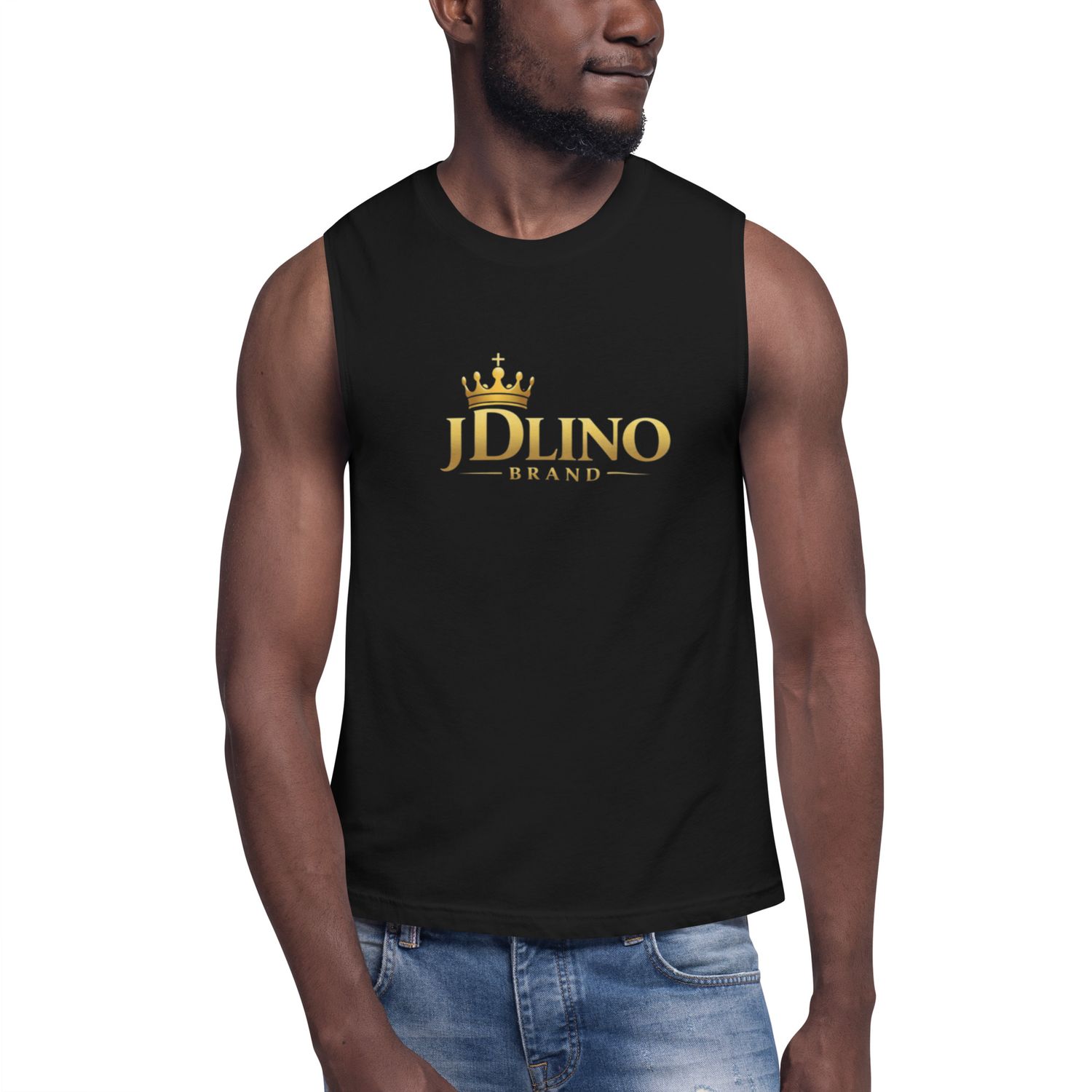 JDLINO BRAND G/B unisex Muscle Shirt