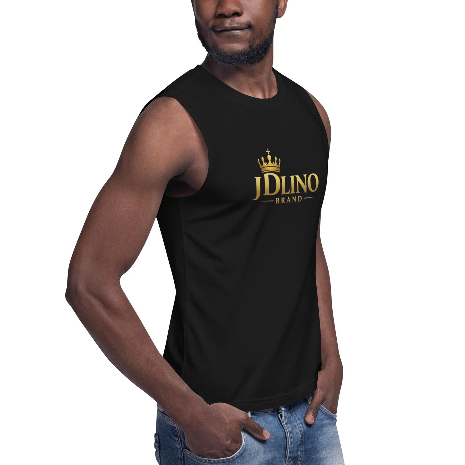 JDLINO BRAND G/B unisex Muscle Shirt