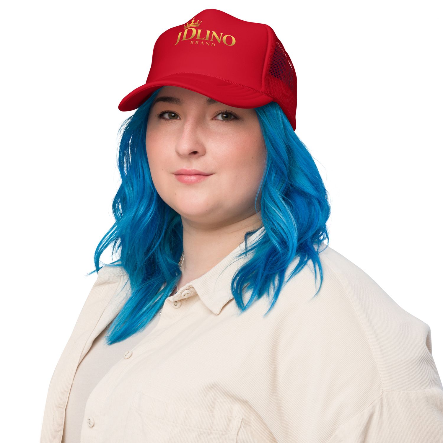 JDLINO BRAND R/G unisex Foam trucker hat