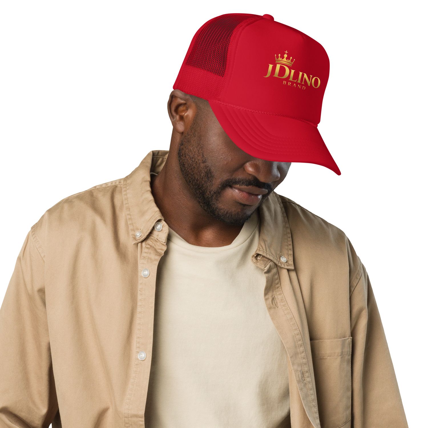 JDLINO BRAND R/G unisex Foam trucker hat