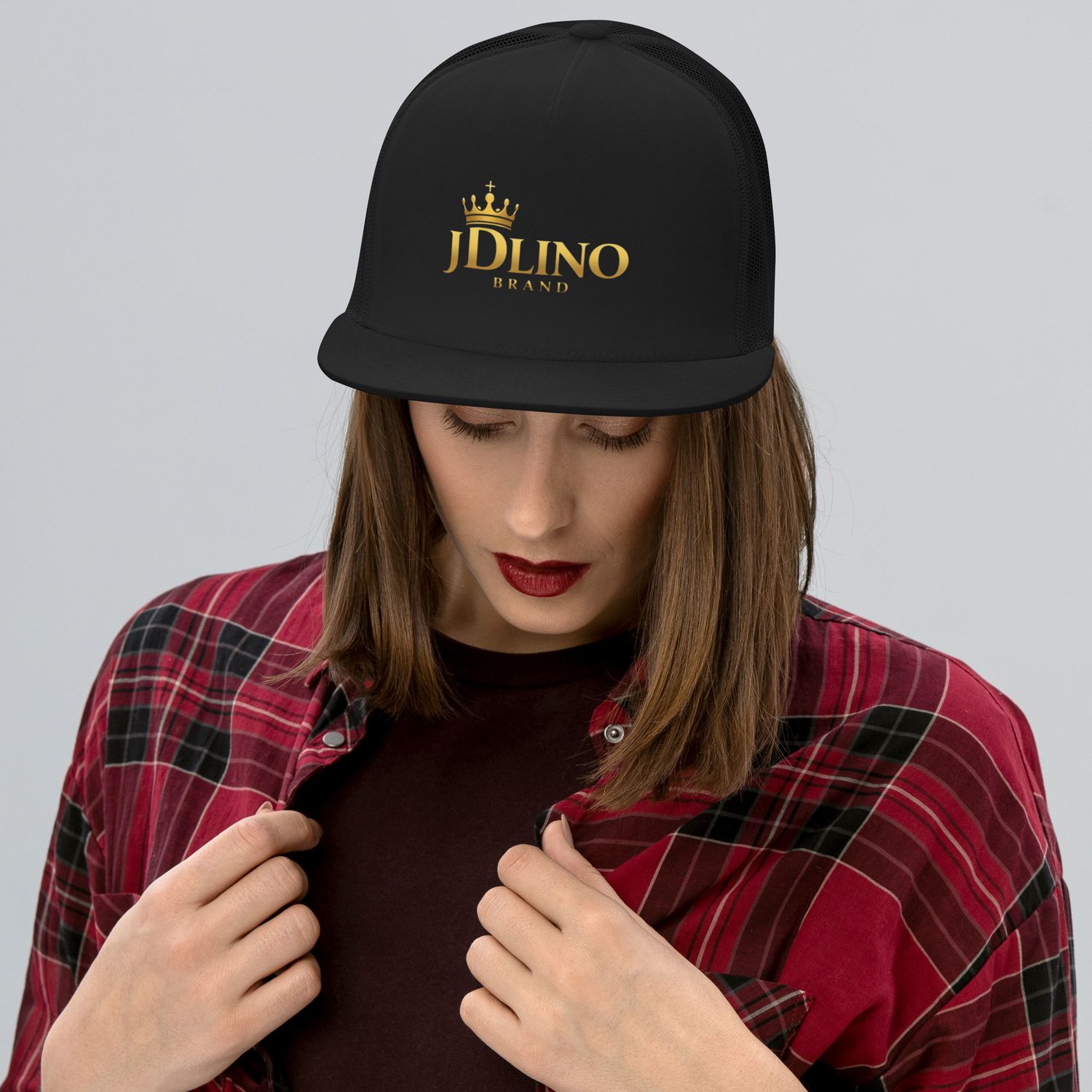 JDLINO BRAND G/B Trucker Cap