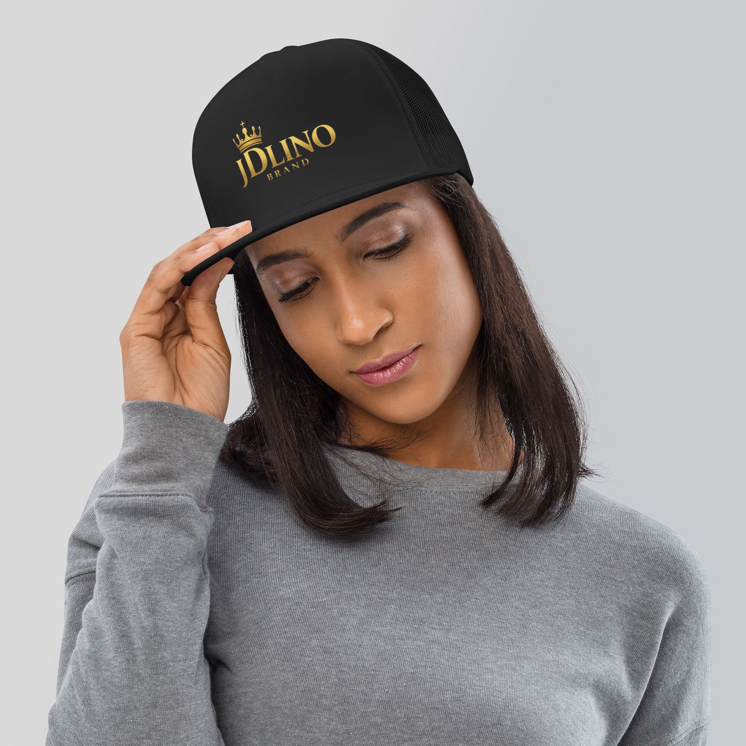 JDLINO BRAND G/B Trucker Cap