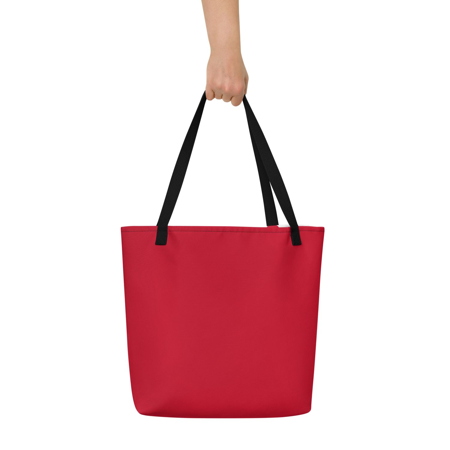 JDLINO BRAND R/G All-Over Print Large Tote Bag