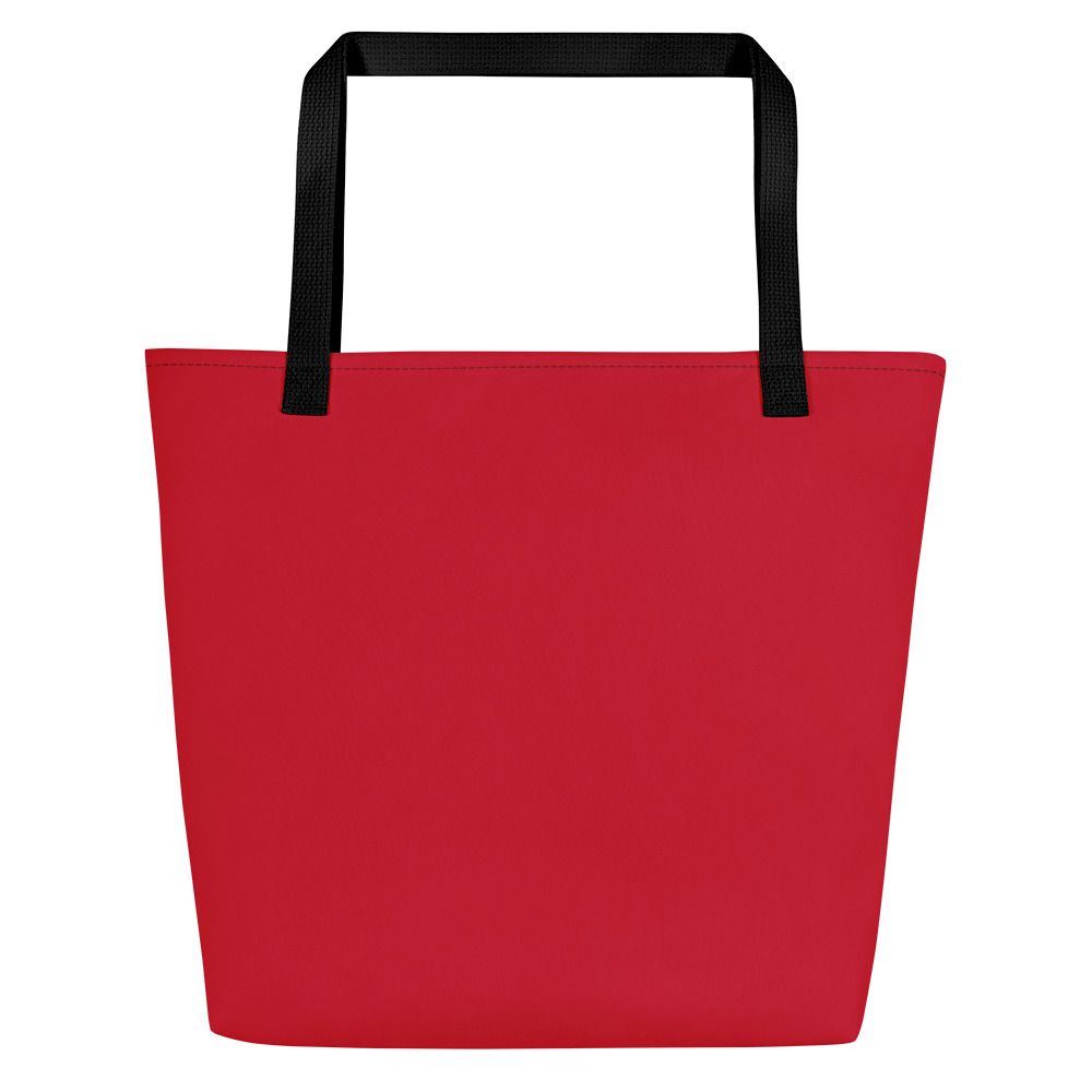 JDLINO BRAND R/G All-Over Print Large Tote Bag