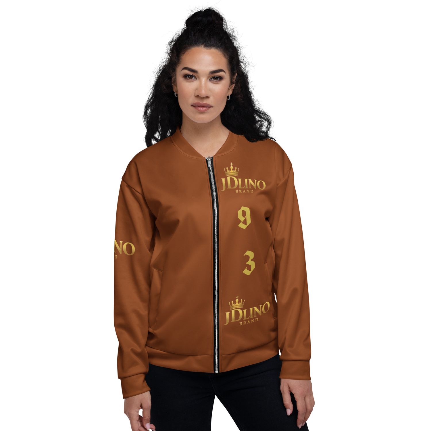 JDLINO BRAND B/G Unisex Bomber Jacket