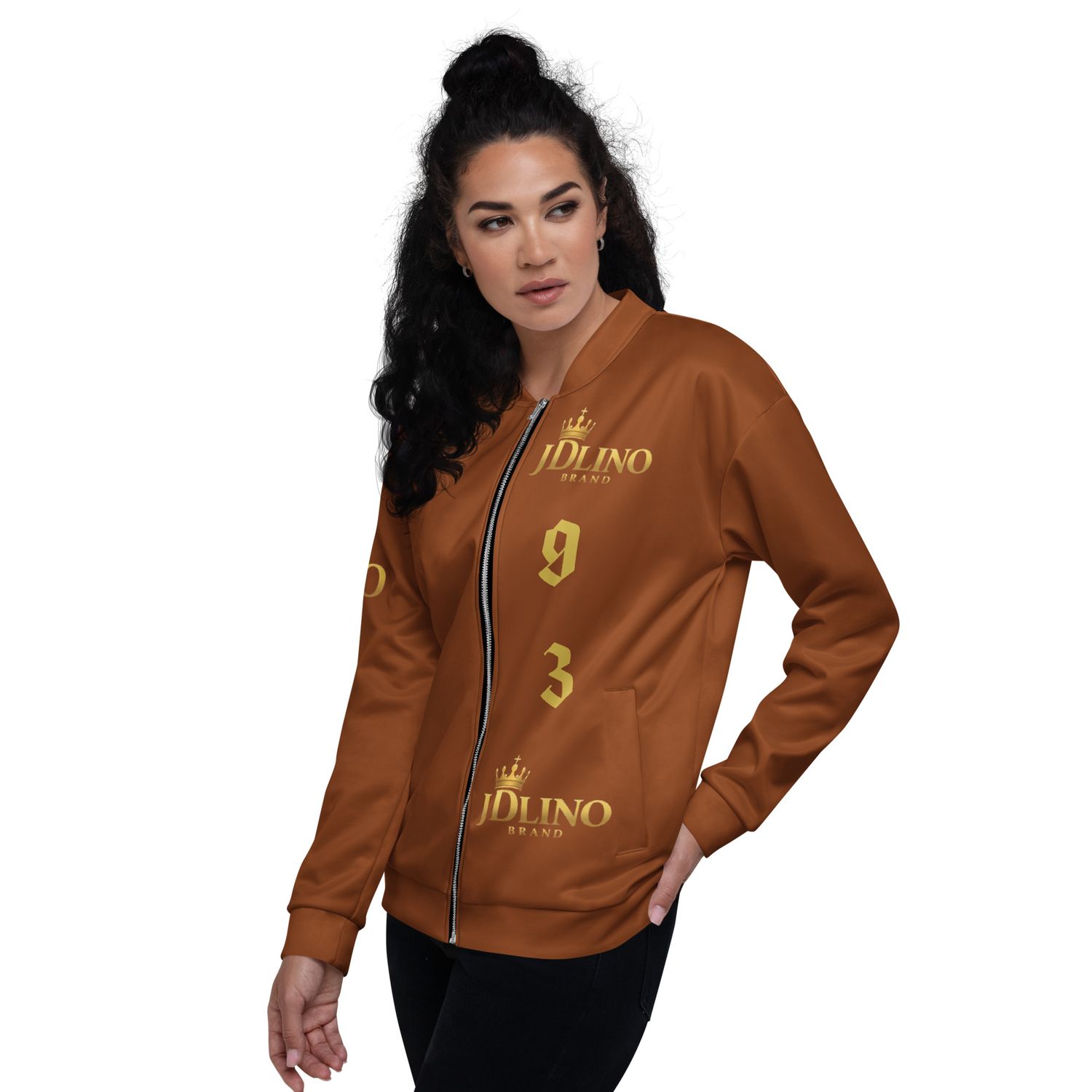 JDLINO BRAND B/G Unisex Bomber Jacket