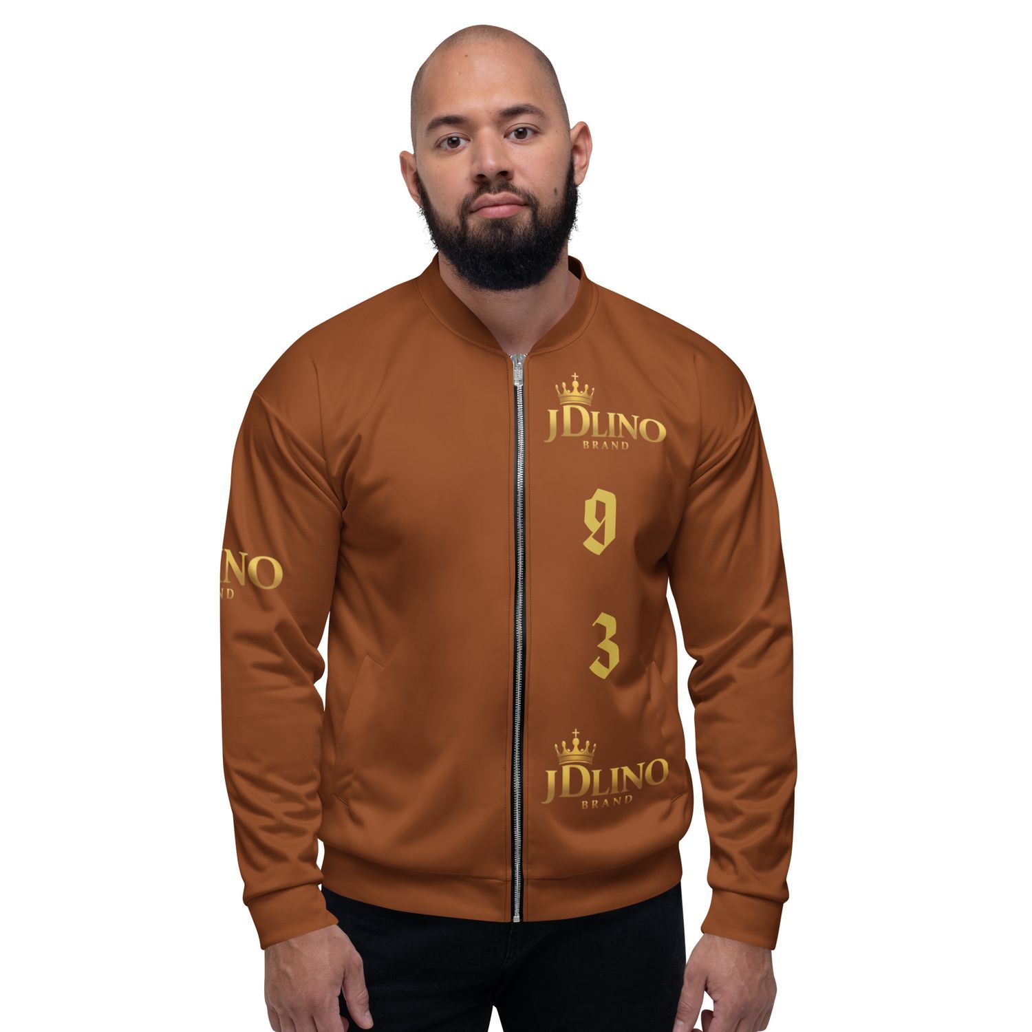JDLINO BRAND B/G Unisex Bomber Jacket