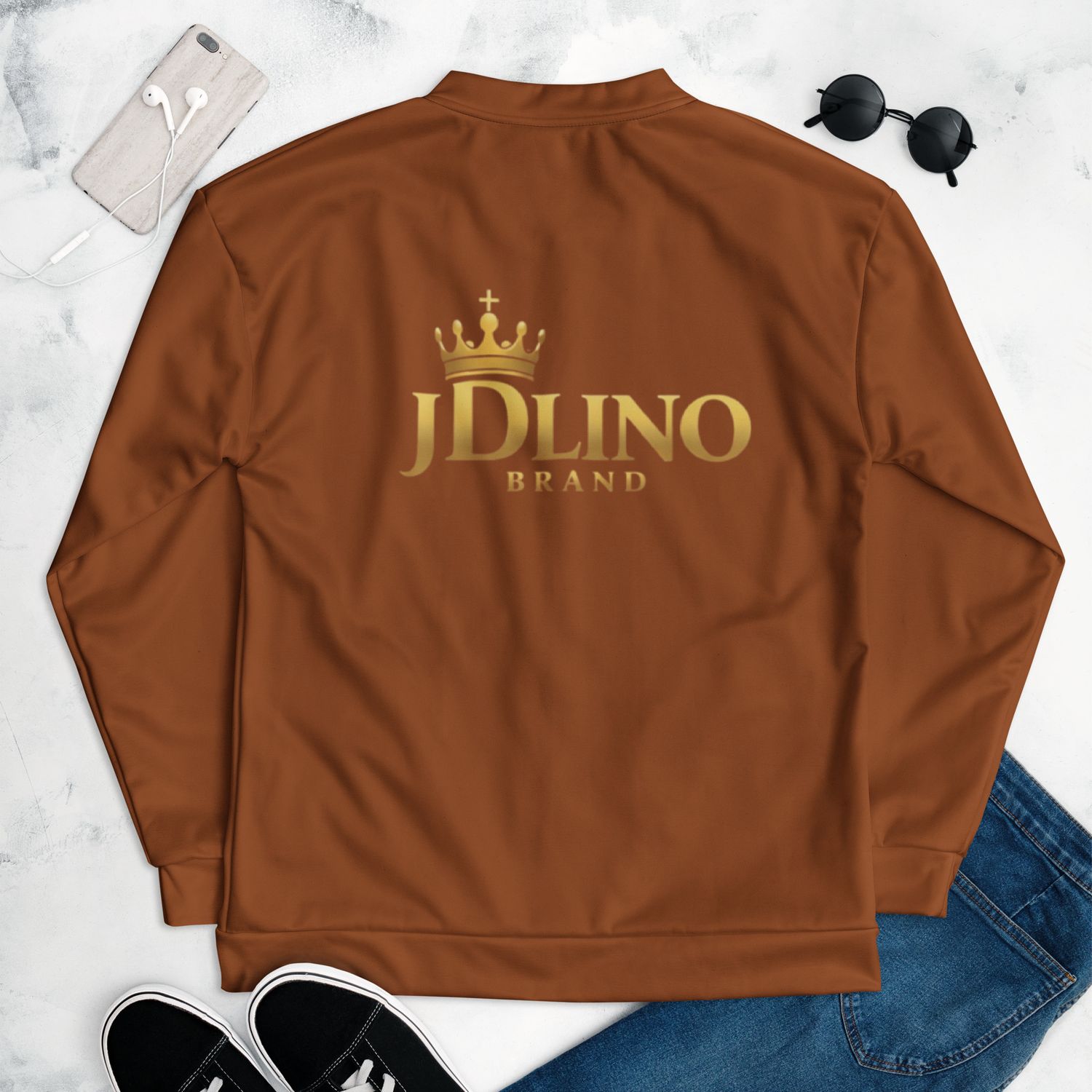 JDLINO BRAND B/G Unisex Bomber Jacket