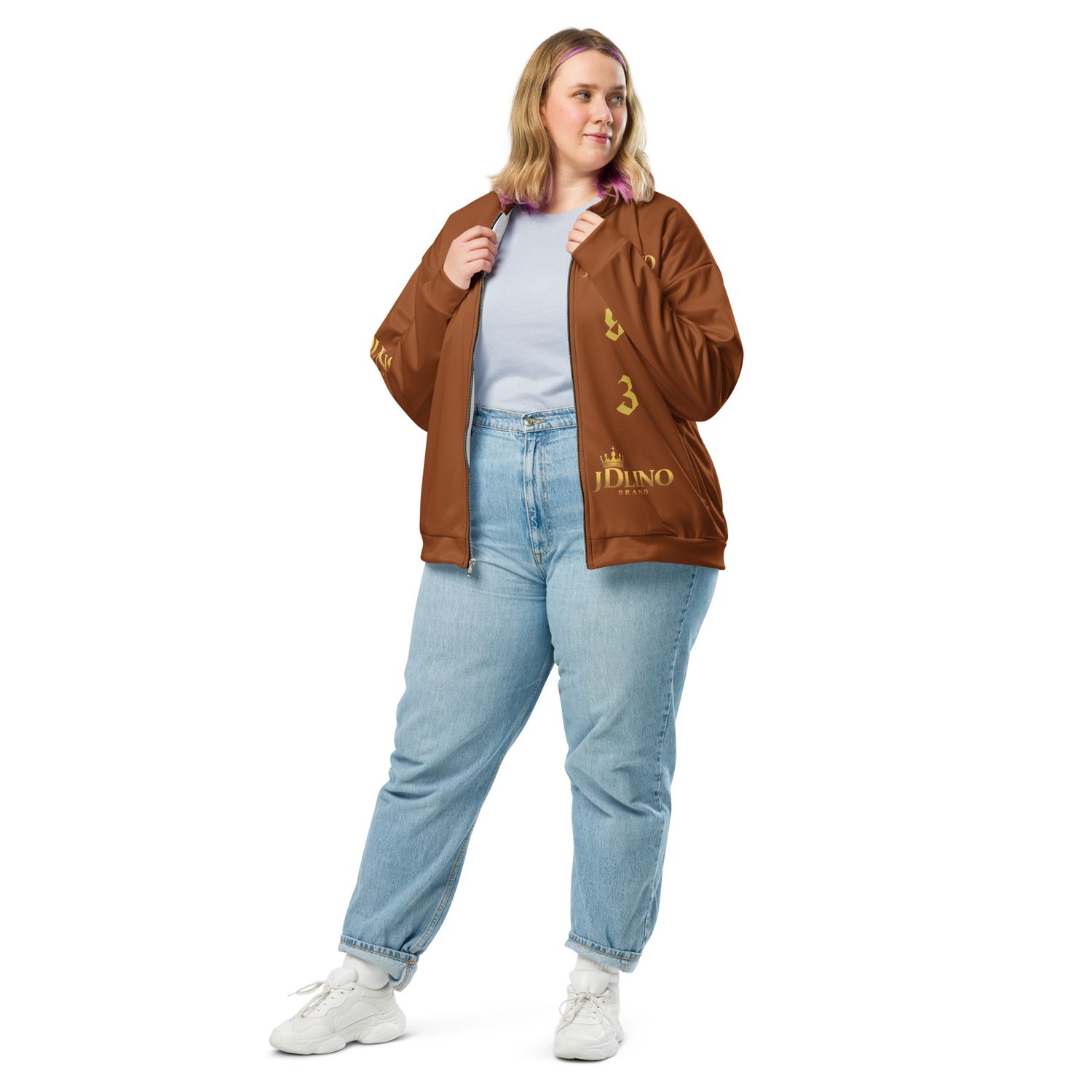 JDLINO BRAND B/G Unisex Bomber Jacket